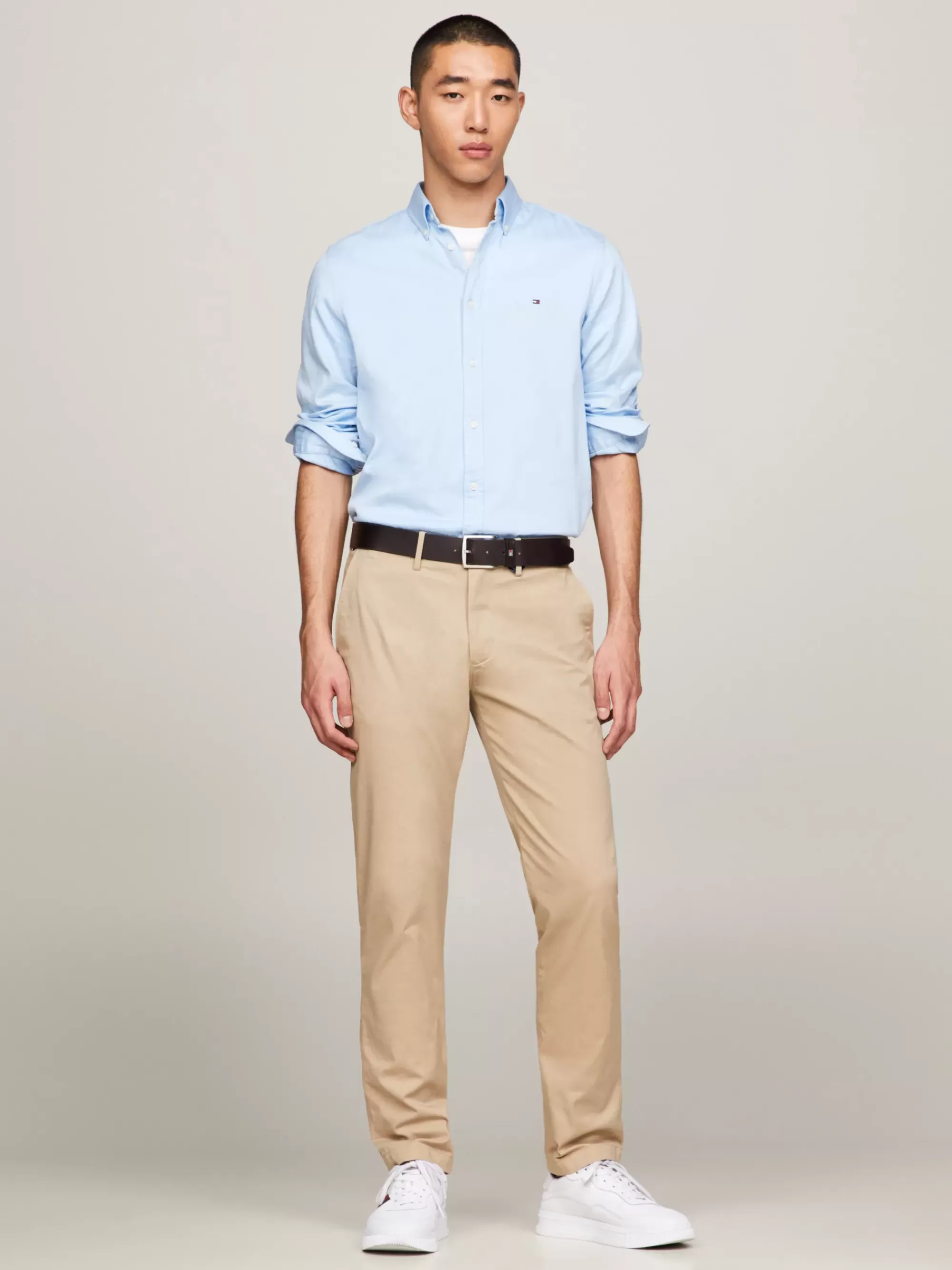 Broeken*Tommy Hilfiger 1985 Denton Chino BATIQUE KHAKI