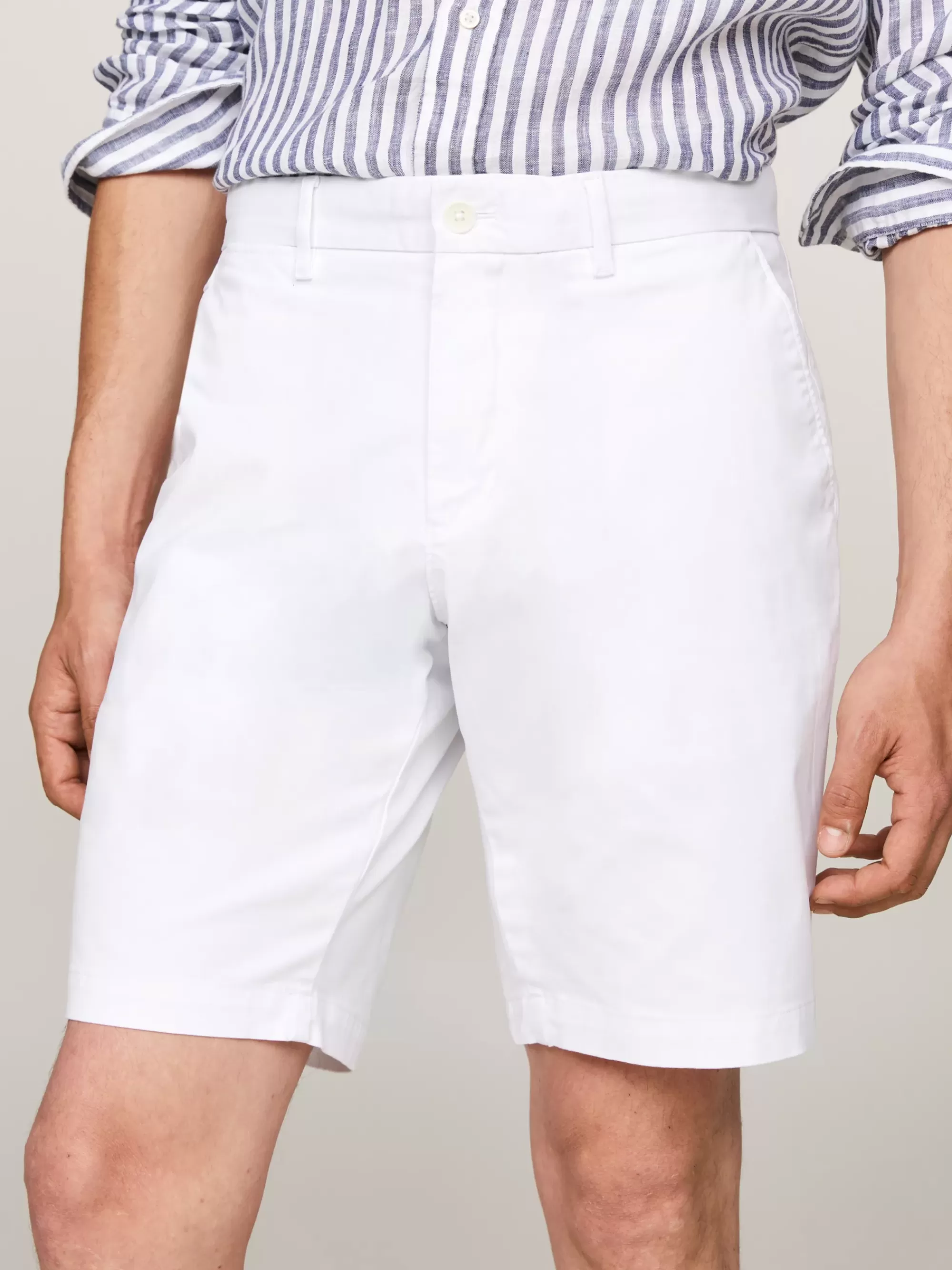 Korte Broeken*Tommy Hilfiger 1985 Harlem Regular Chino-short TH OPTIC WHITE