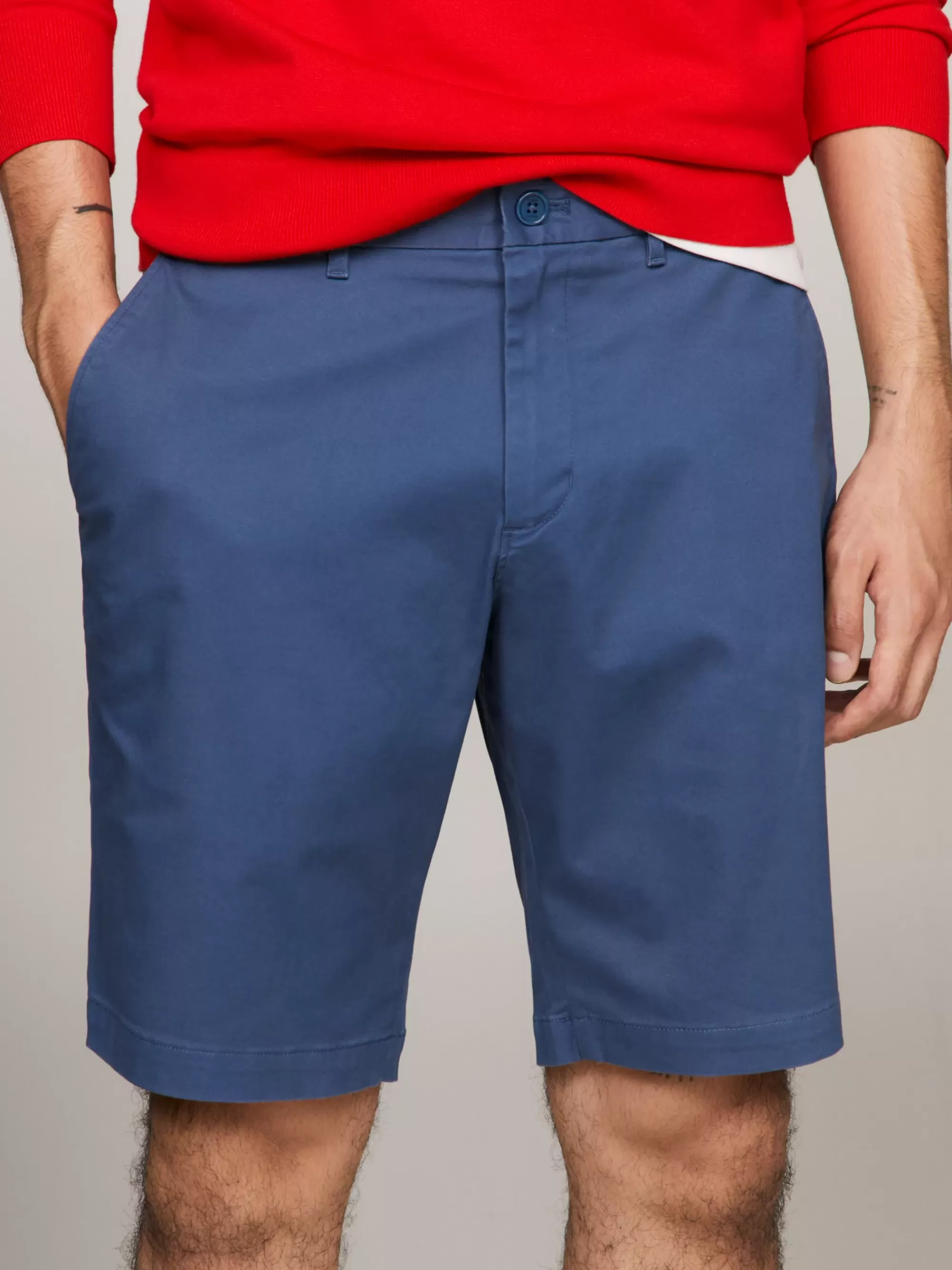 Korte Broeken*Tommy Hilfiger 1985 Harlem Regular Chino-short AEGEAN SEA