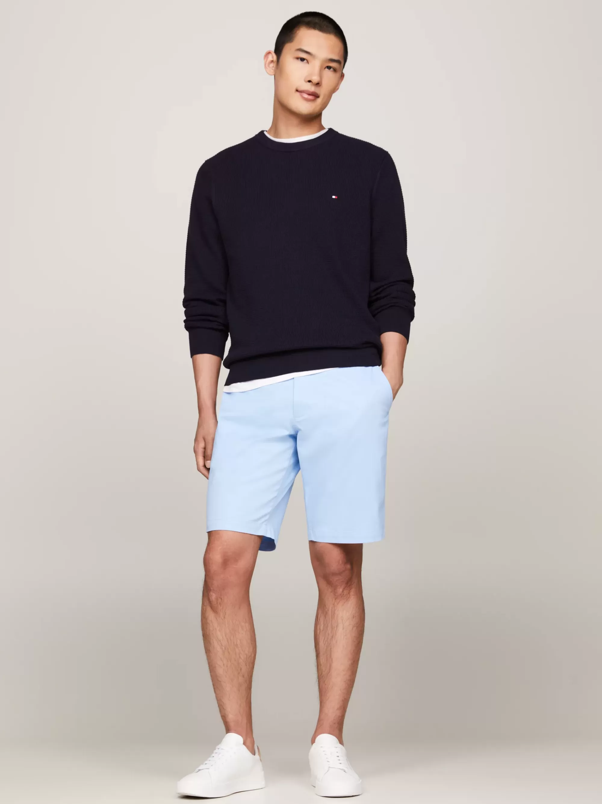 Korte Broeken*Tommy Hilfiger 1985 Harlem Regular Chino-short VESSEL BLUE