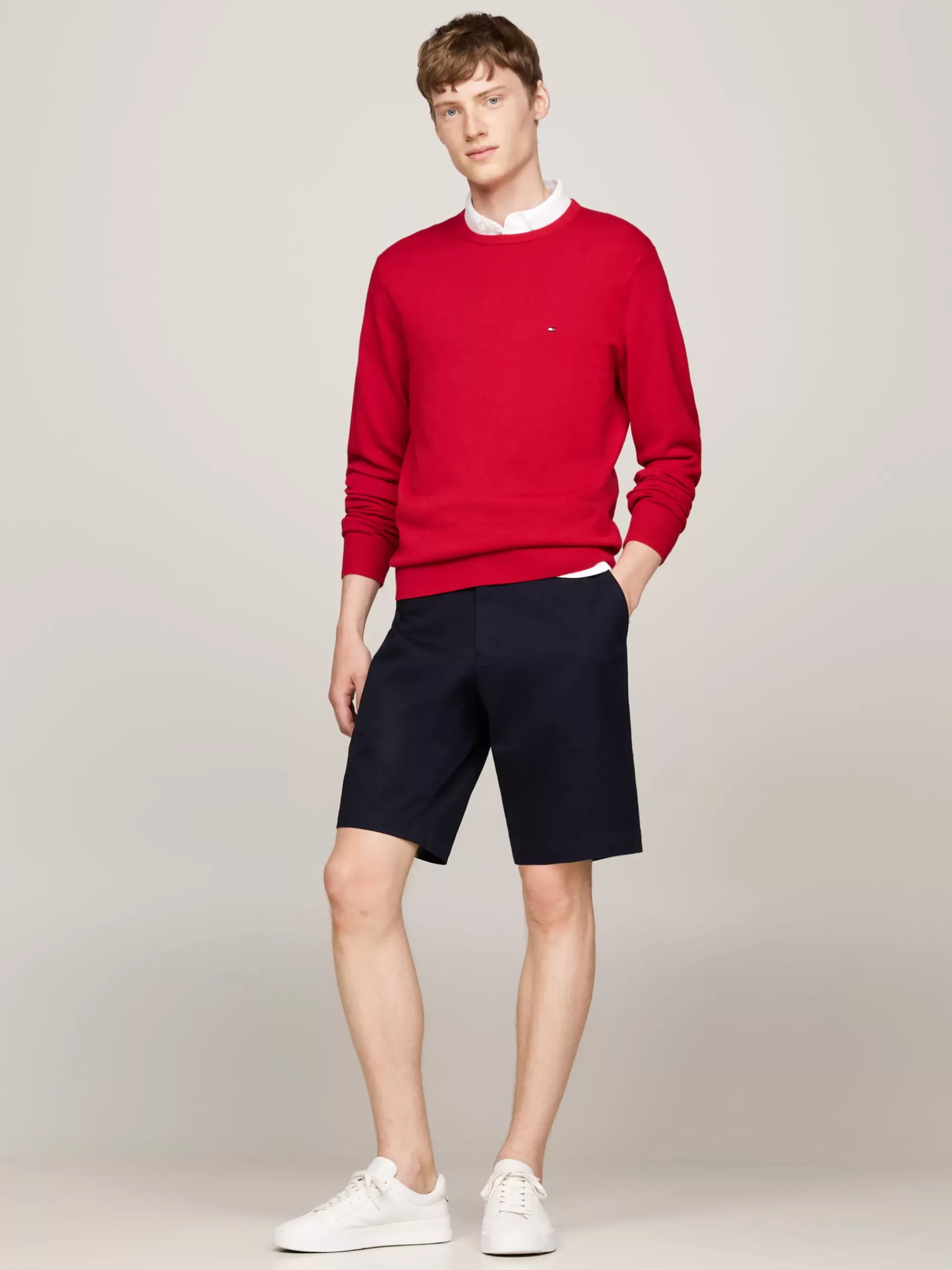 Korte Broeken*Tommy Hilfiger 1985 Harlem Regular Chino-short DESERT SKY
