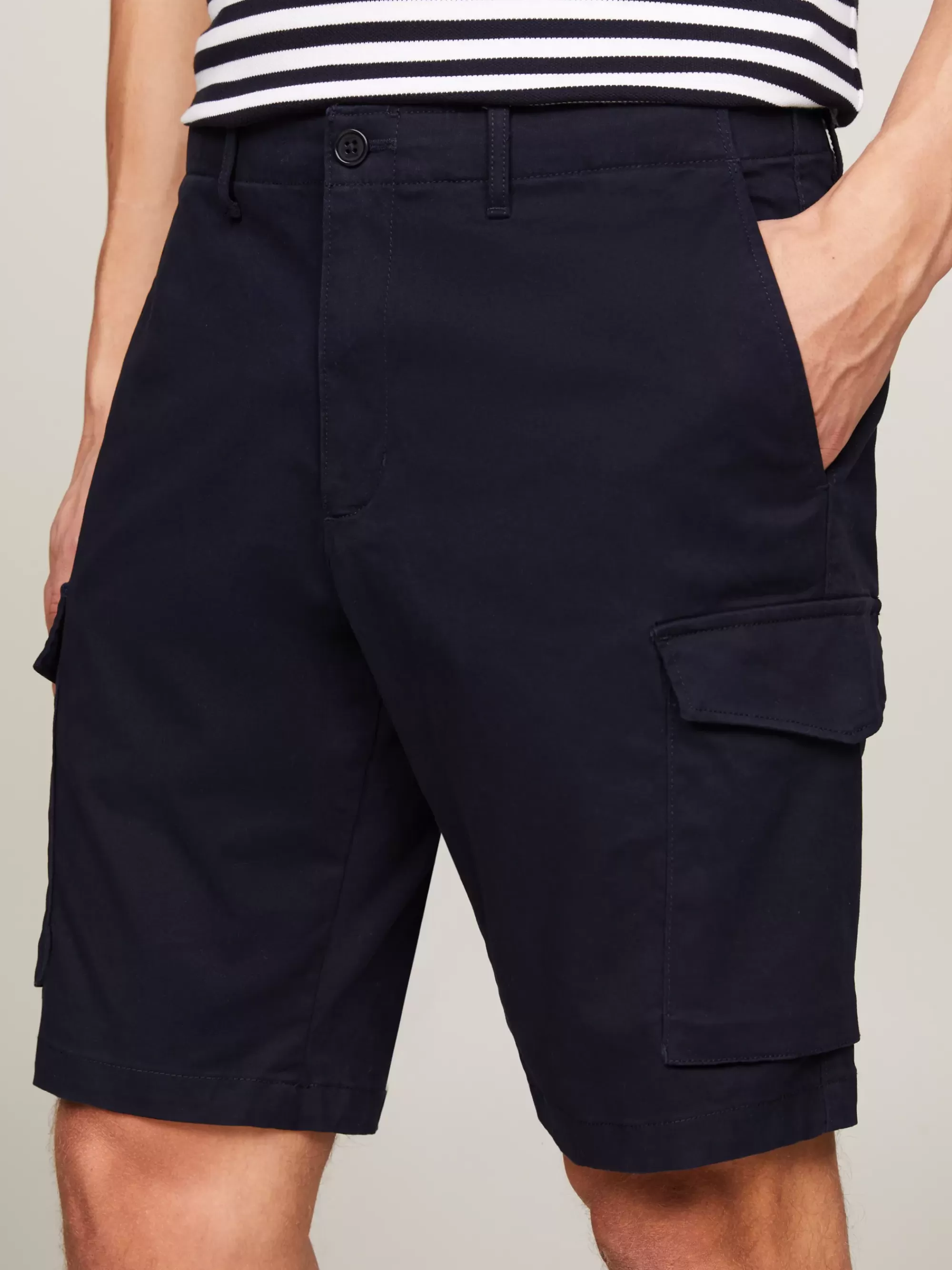 Korte Broeken*Tommy Hilfiger 1985 Harlem Relaxed Cargoshort DESERT SKY