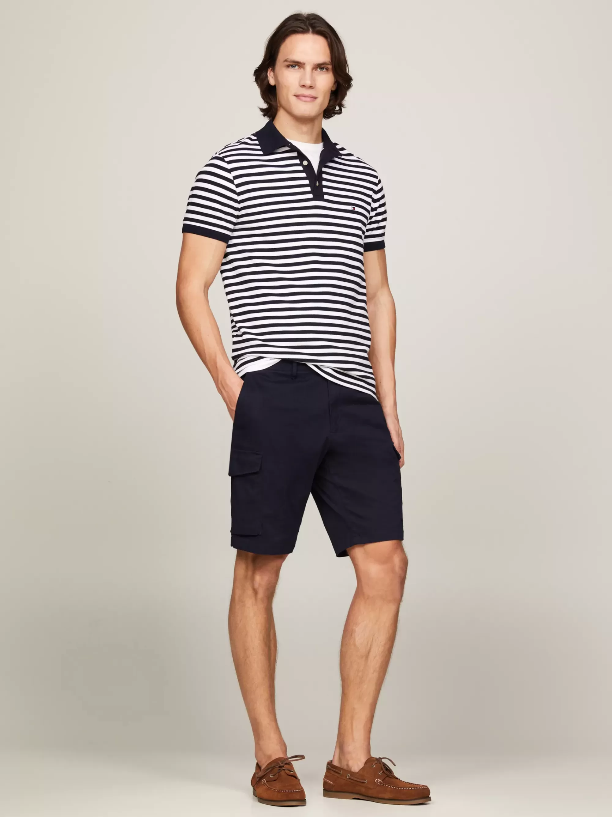 Korte Broeken*Tommy Hilfiger 1985 Harlem Relaxed Cargoshort DESERT SKY