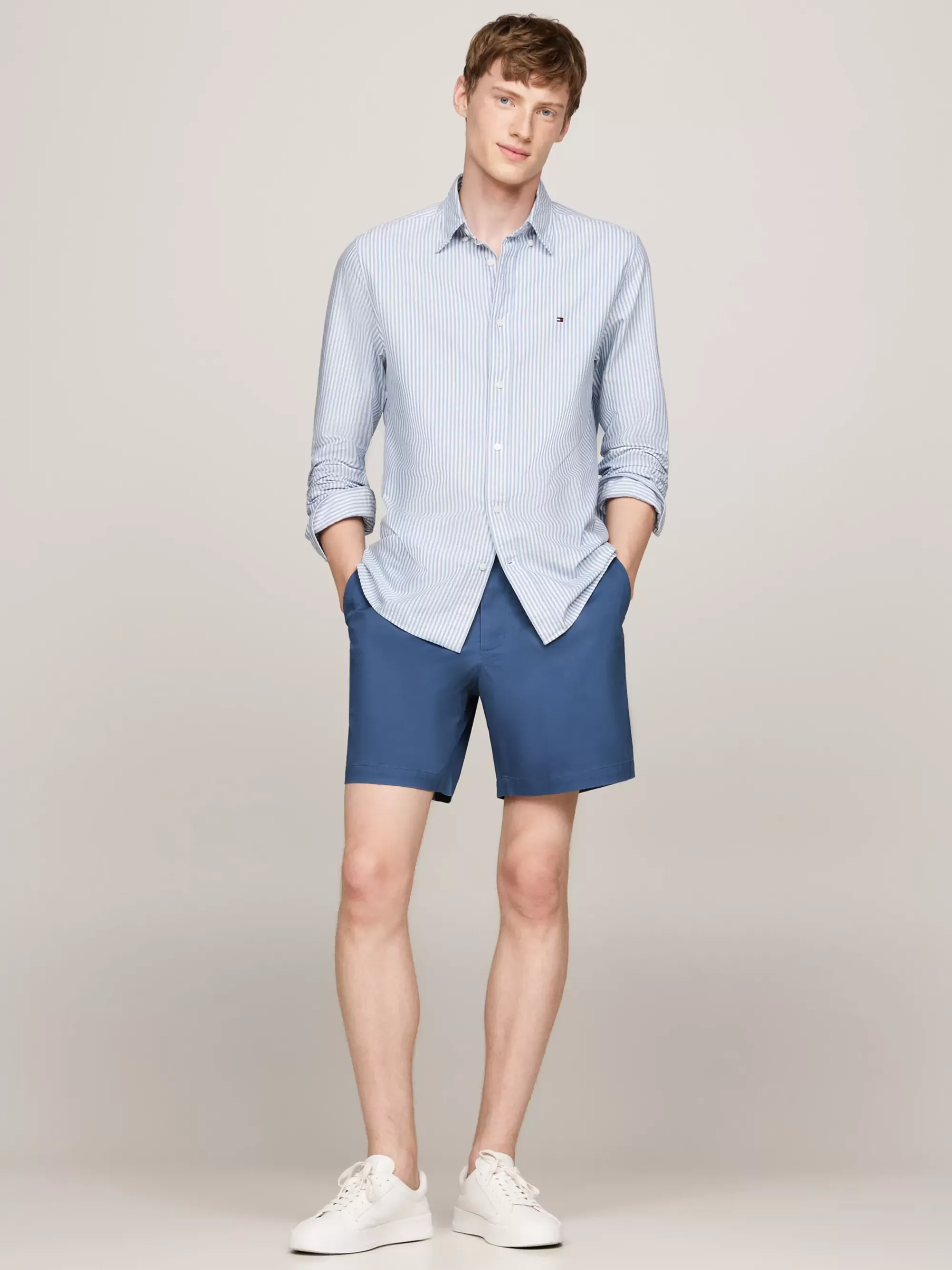 Korte Broeken*Tommy Hilfiger 1985 Mercer Chinoshort AEGEAN SEA