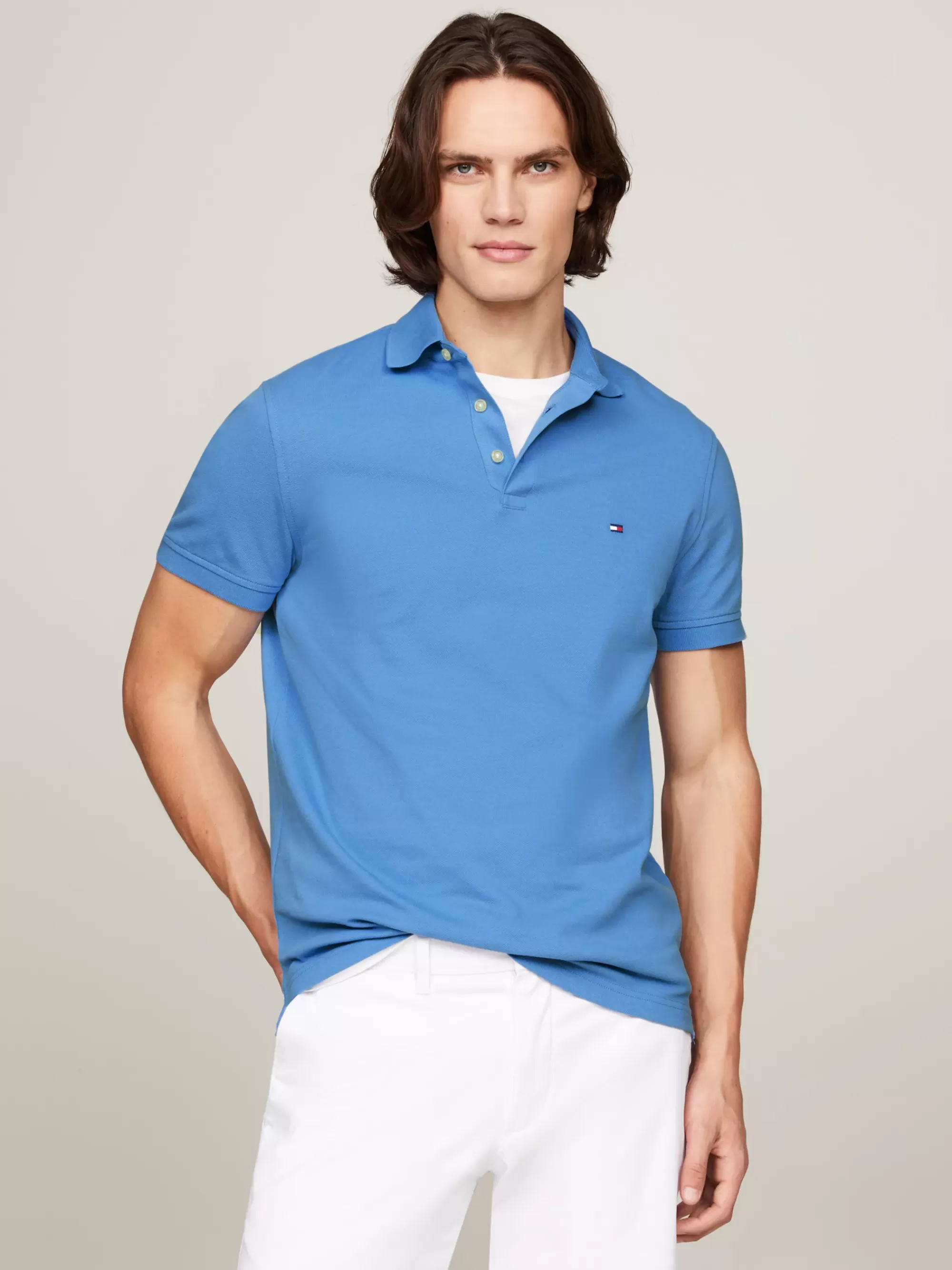 Polo's*Tommy Hilfiger 1985 Slim Fit Polo BLUE SPELL