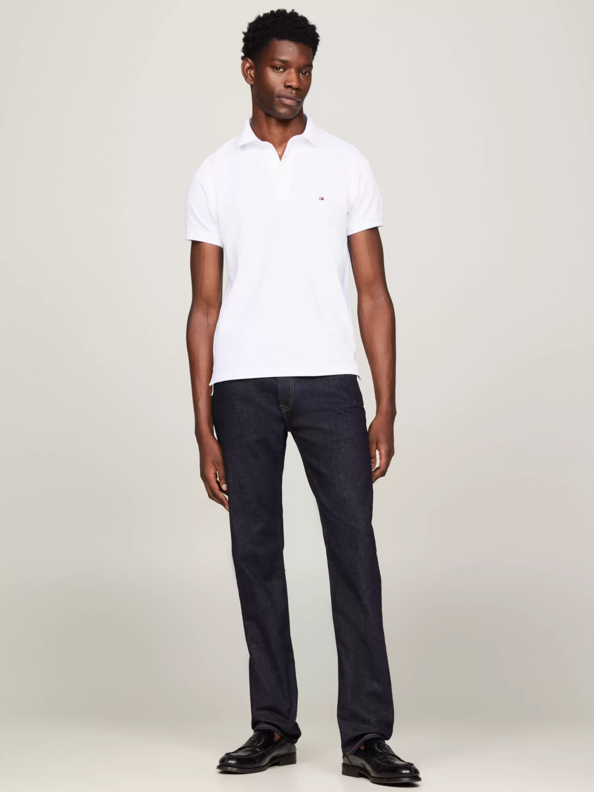 Polo's*Tommy Hilfiger 1985 Slim Fit Polo WHITE