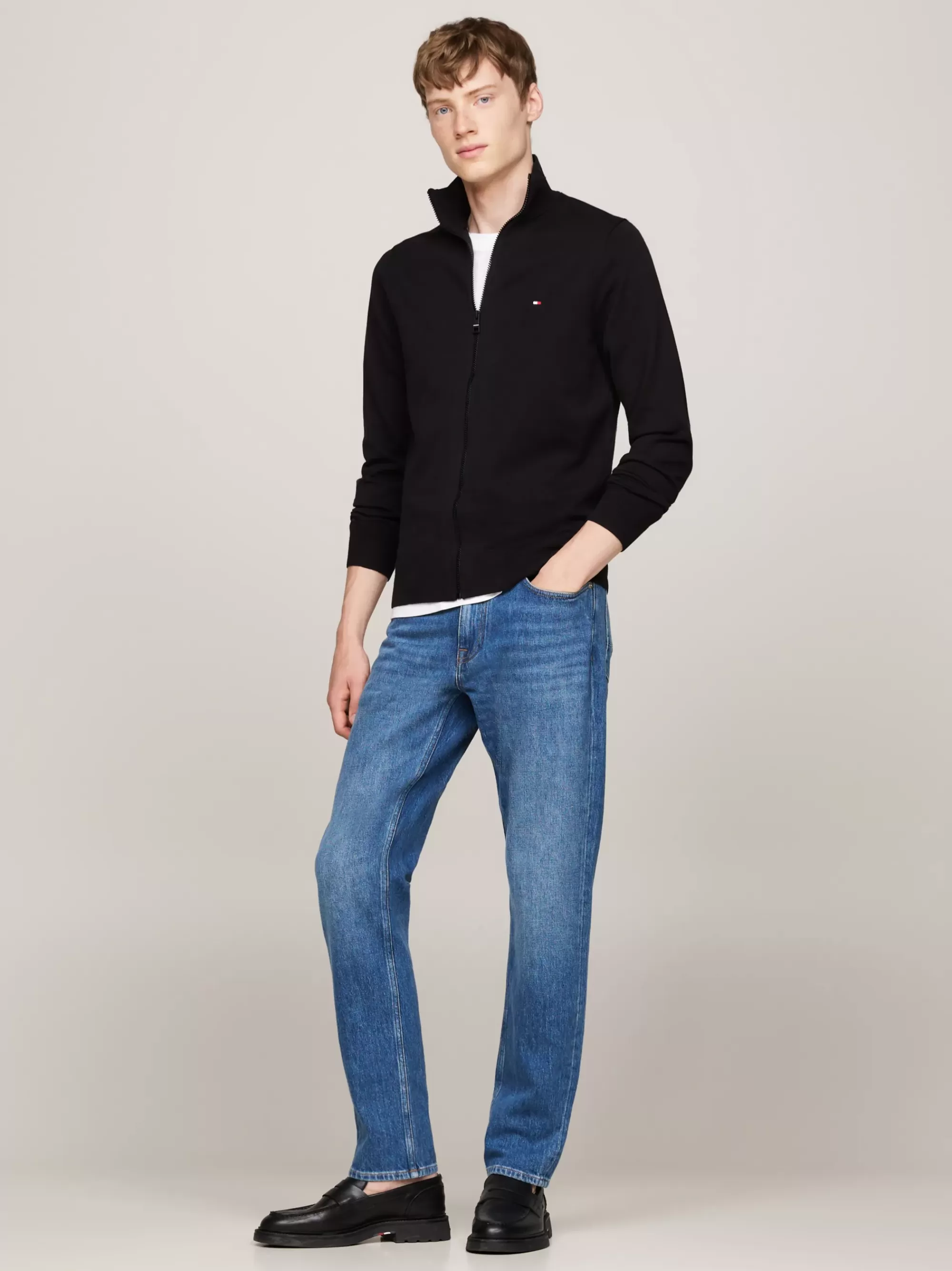 Sweatshirts & Hoodies | Truien & Vesten*Tommy Hilfiger 1985 Trui Met Rits BLACK
