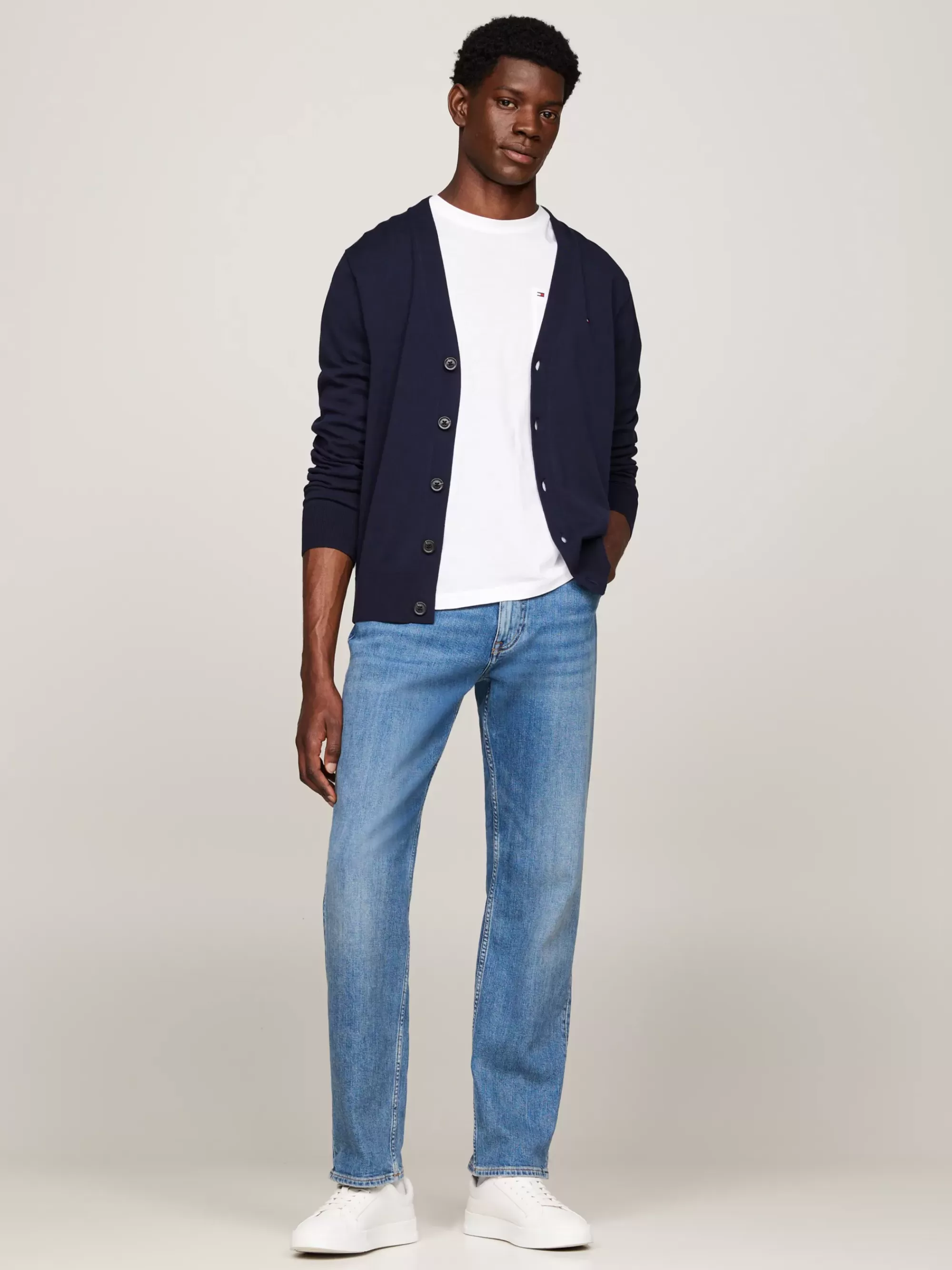 Vesten | Truien & Vesten*Tommy Hilfiger 1985 Vest Met V-hals DESERT SKY