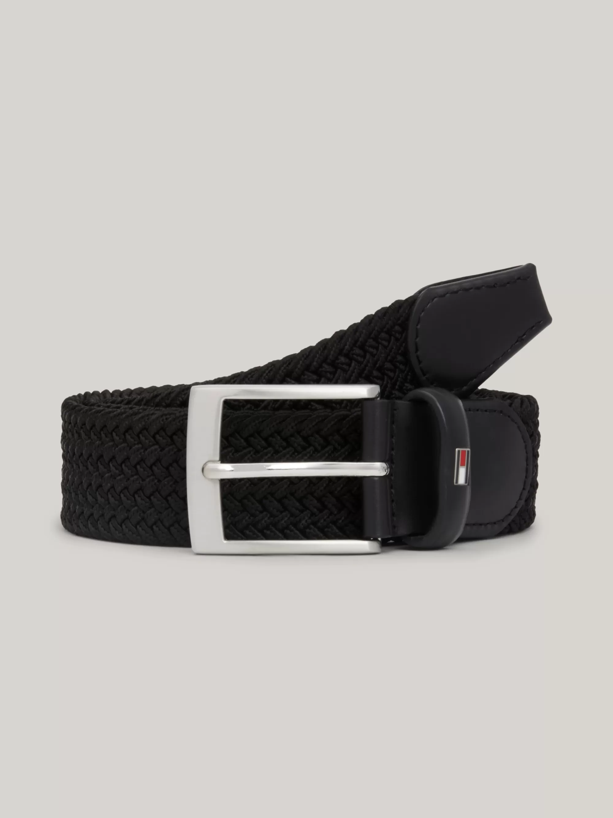 Riemen*Tommy Hilfiger Adan Gevlochten Riem Van Webbing BLACK