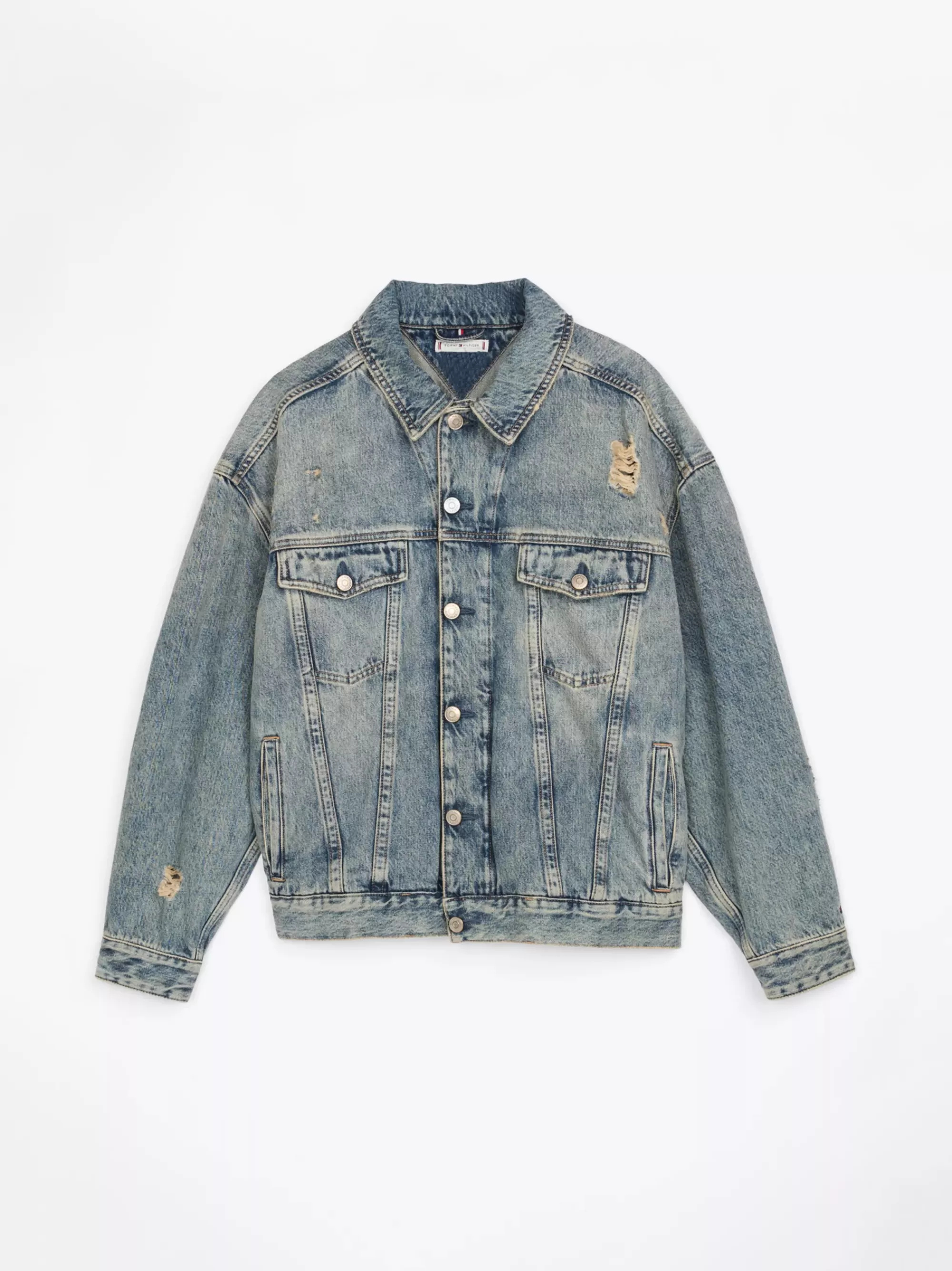 Tommy Adaptive | Jassen & Jacks*Tommy Hilfiger Adaptive Denim Oversized Fit Truckerjack MEG