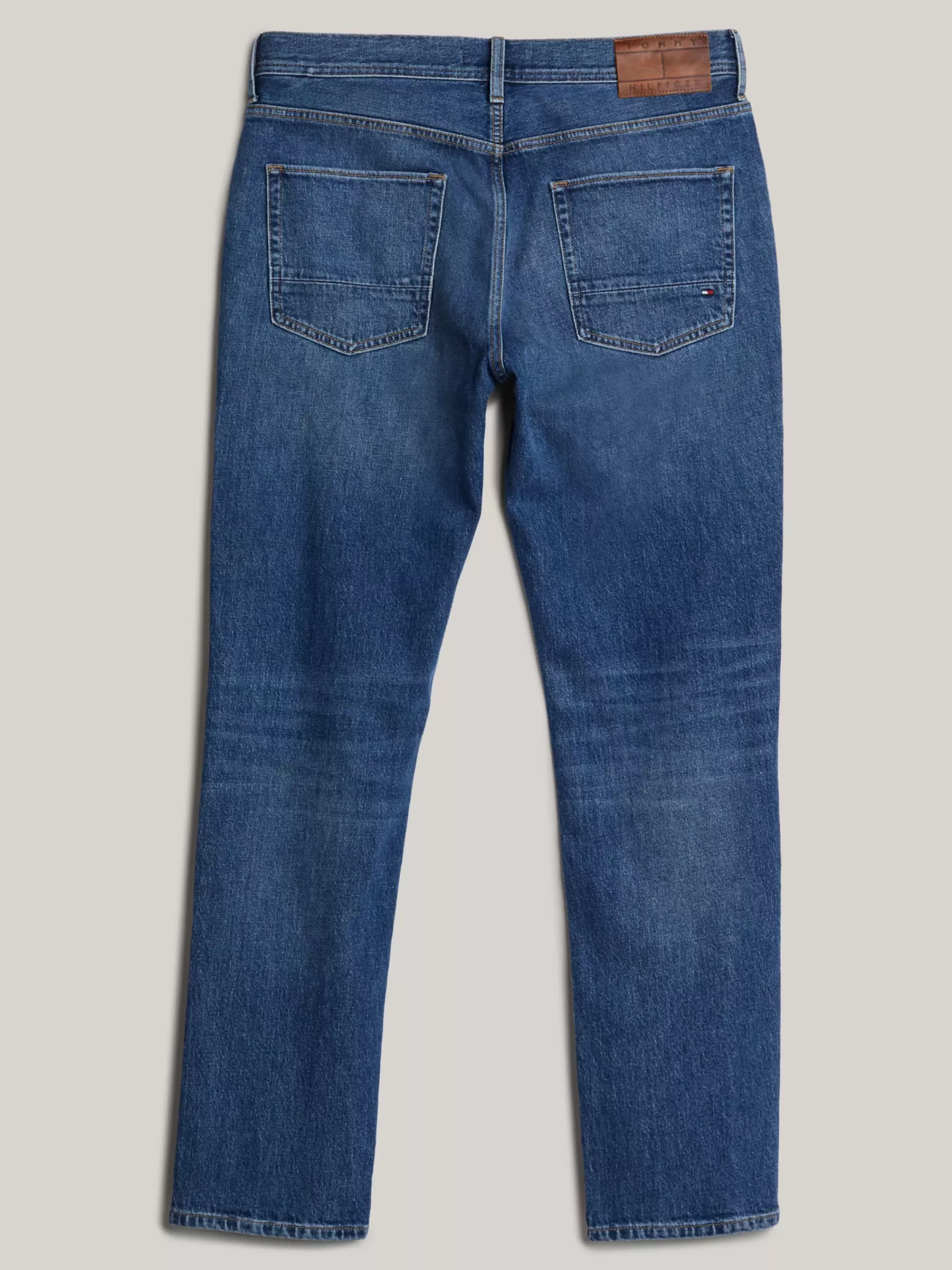 Jeans*Tommy Hilfiger Adaptive Denton Straight Jeans Met Whiskers HIKER INDIGO