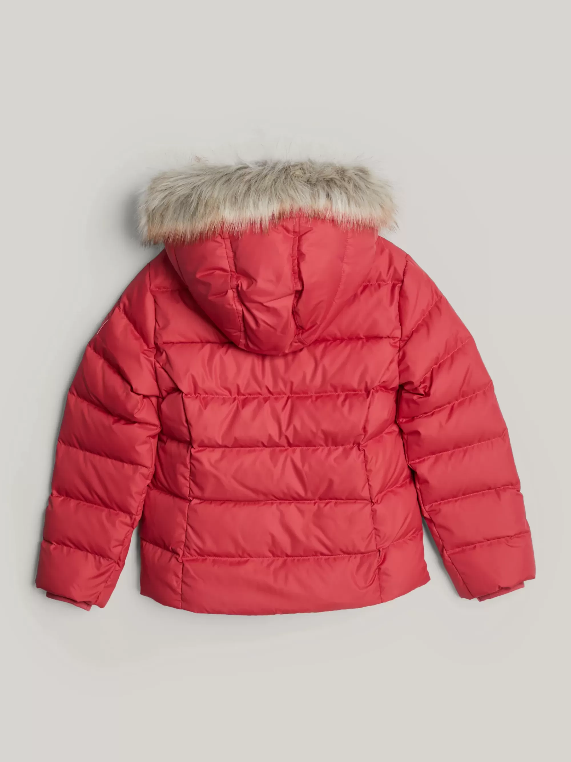 Jassen & Jacks*Tommy Hilfiger Adaptive Donsjack Met Capuchon HERITAGE PINK