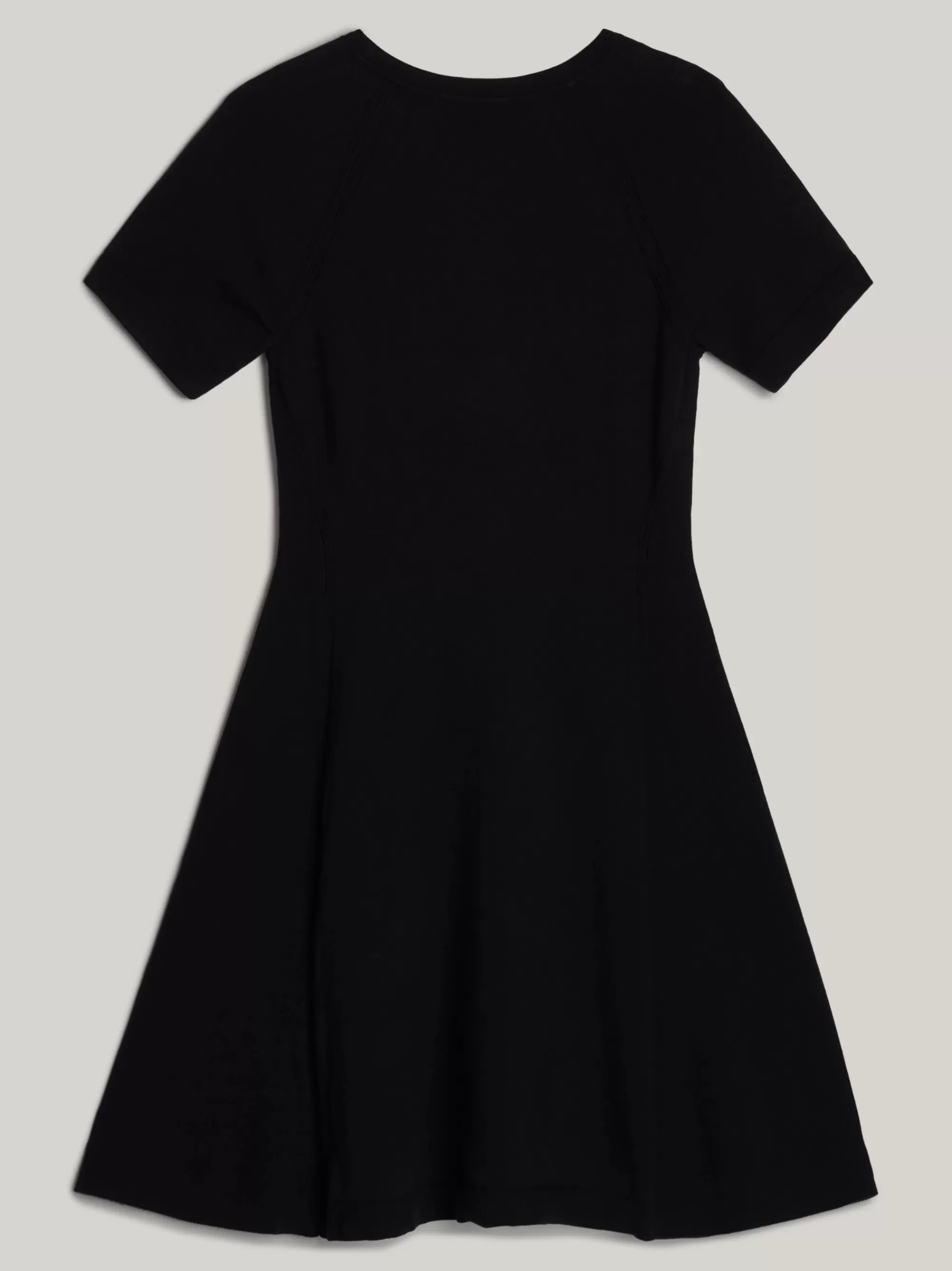 Tommy Adaptive | Jurken*Tommy Hilfiger Adaptive Fit And Flare Jurk Van Jersey BLACK