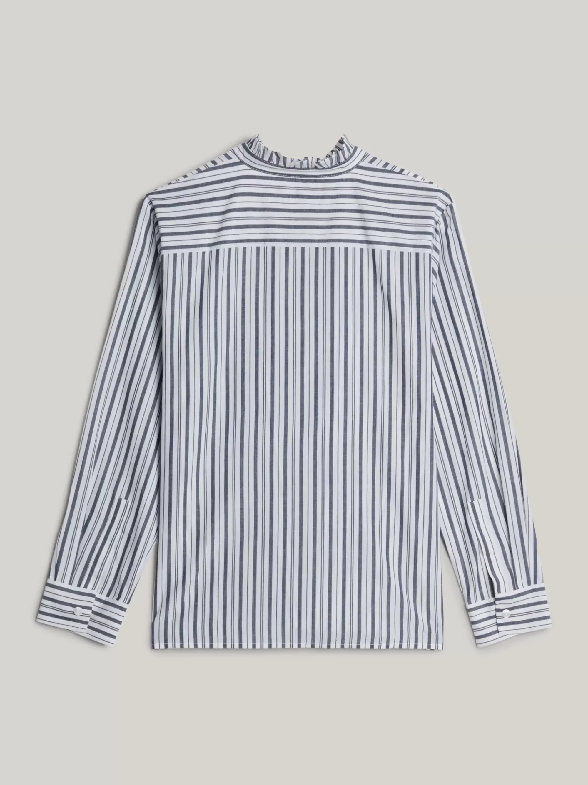 Tommy Adaptive | Blouses & Overhemden*Tommy Hilfiger Adaptive Gestreepte Relaxed Fit Blouse LUREX STP DESERT SKY/ WHITE