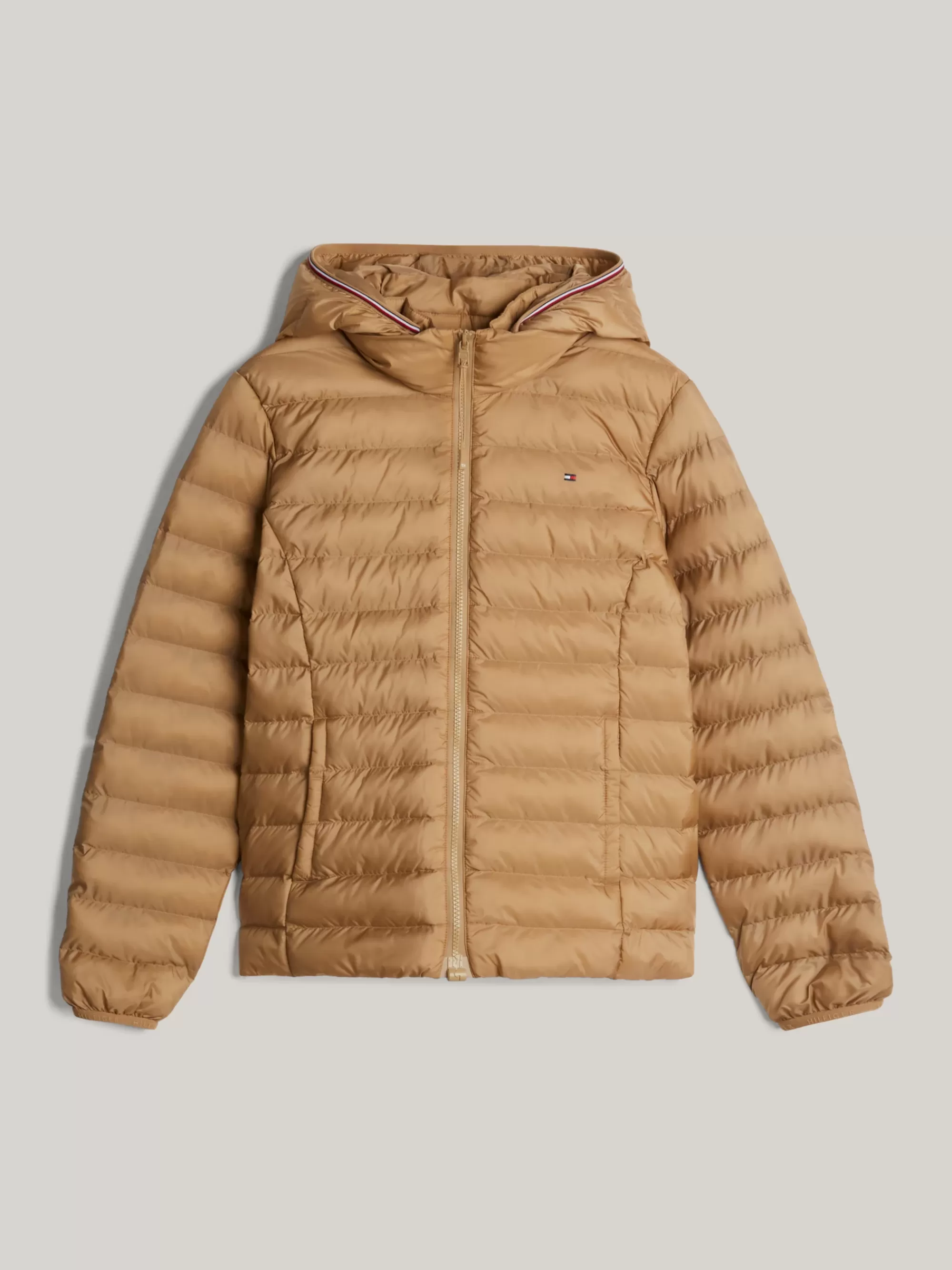 Tommy Adaptive | Jassen & Jacks*Tommy Hilfiger Adaptive Gewatteerd Jack Met Capuchon CLASSIC KHAKI
