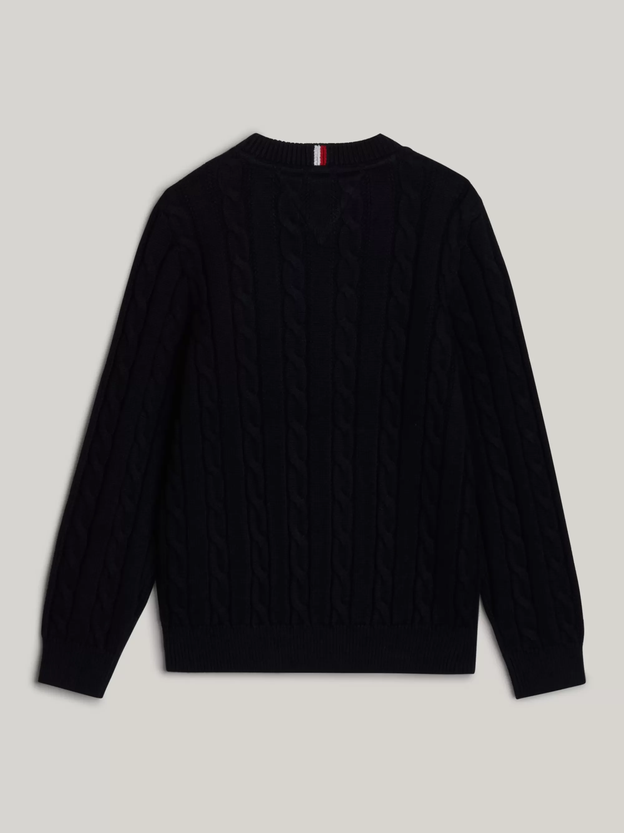Truien & Vesten*Tommy Hilfiger Adaptive Kabelgebreide Trui DESERT SKY