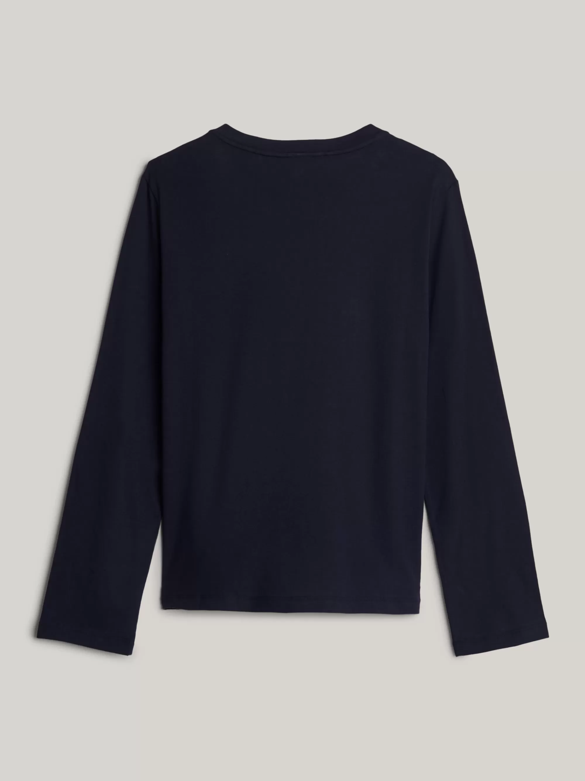 Tommy Adaptive | T-Shirts*Tommy Hilfiger Adaptive Longsleeve T-shirt Met Logo DESERT SKY