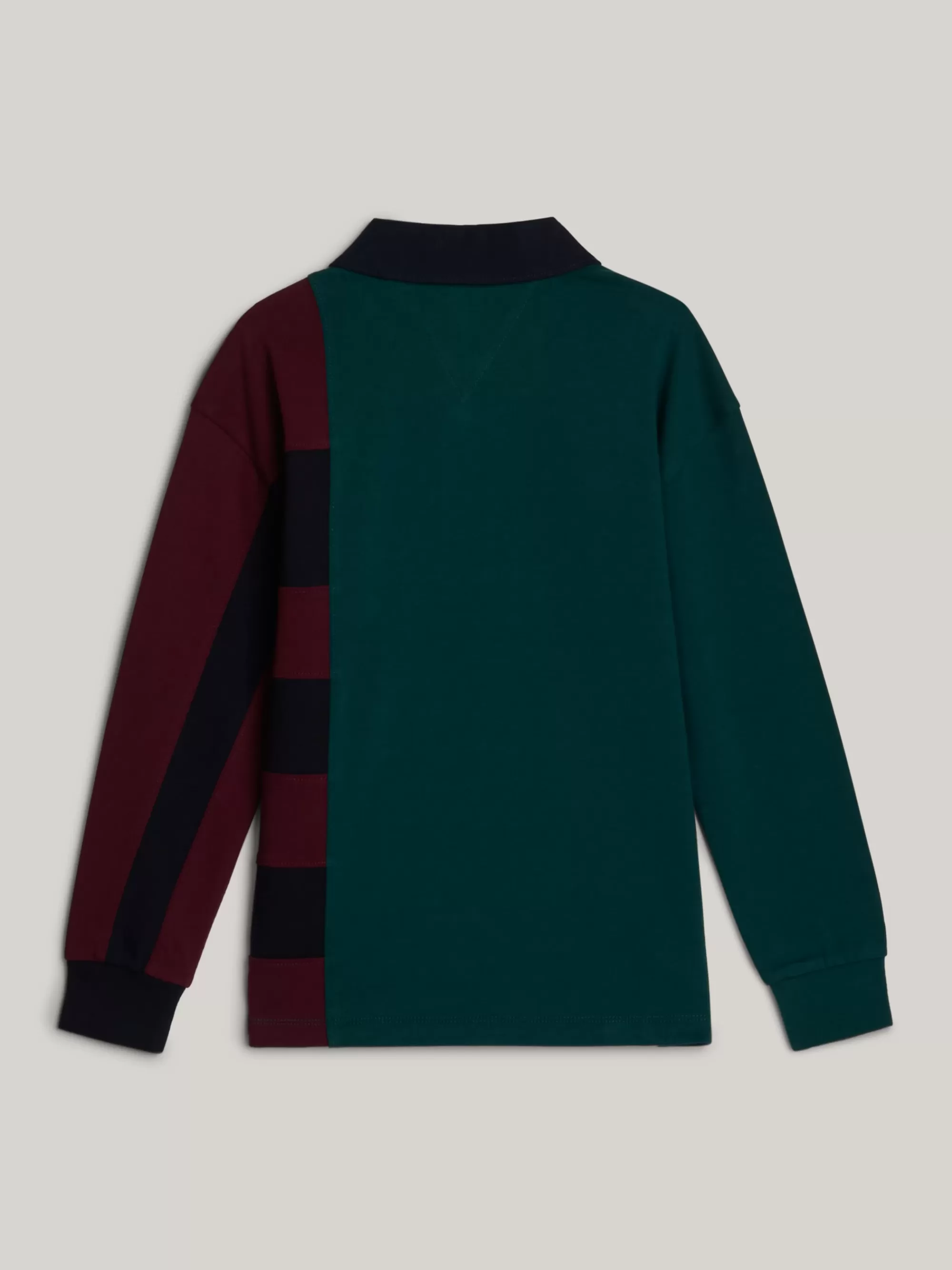 T-Shirts & Polo's*Tommy Hilfiger Adaptive Regular Colour-blocked Poloshirt ORNAMENTAL GREEN / ROUGE / BLUE