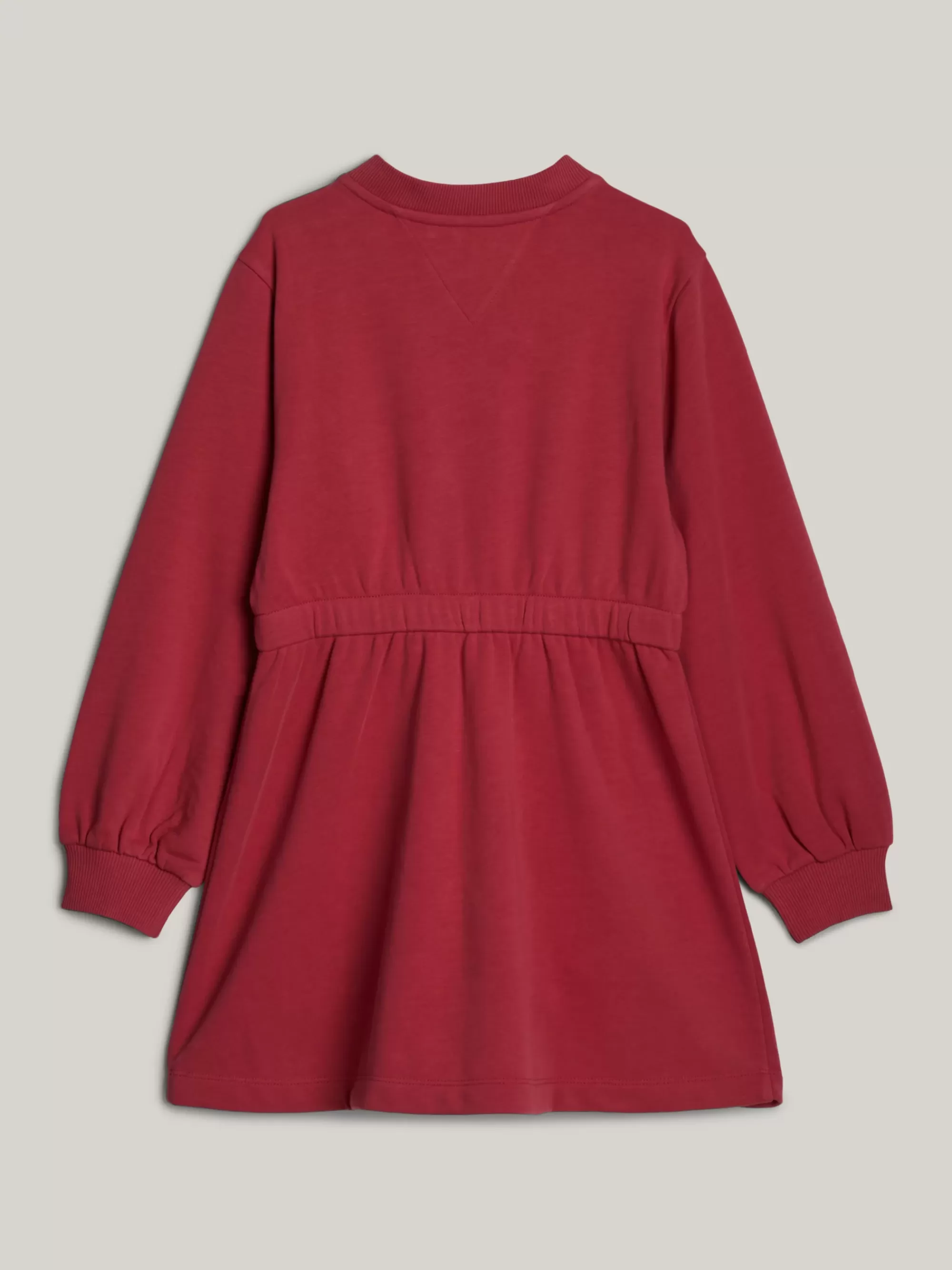 Jurken*Tommy Hilfiger Adaptive Sweaterjurk Met Metallic Logo HERITAGE PINK