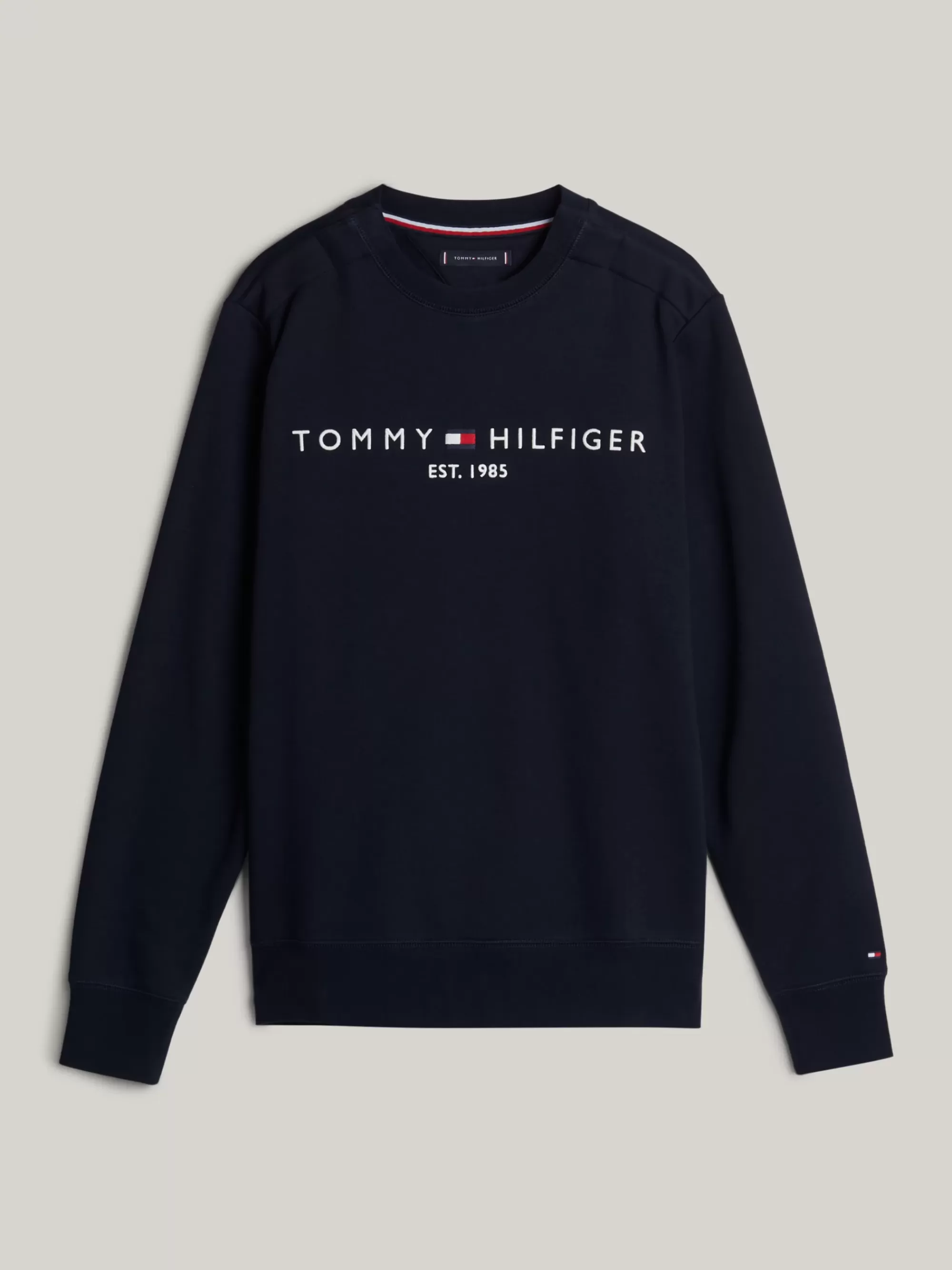 Tommy Adaptive | Sweatshirts & Hoodies*Tommy Hilfiger Adaptive Trui Met Logo DESERT SKY