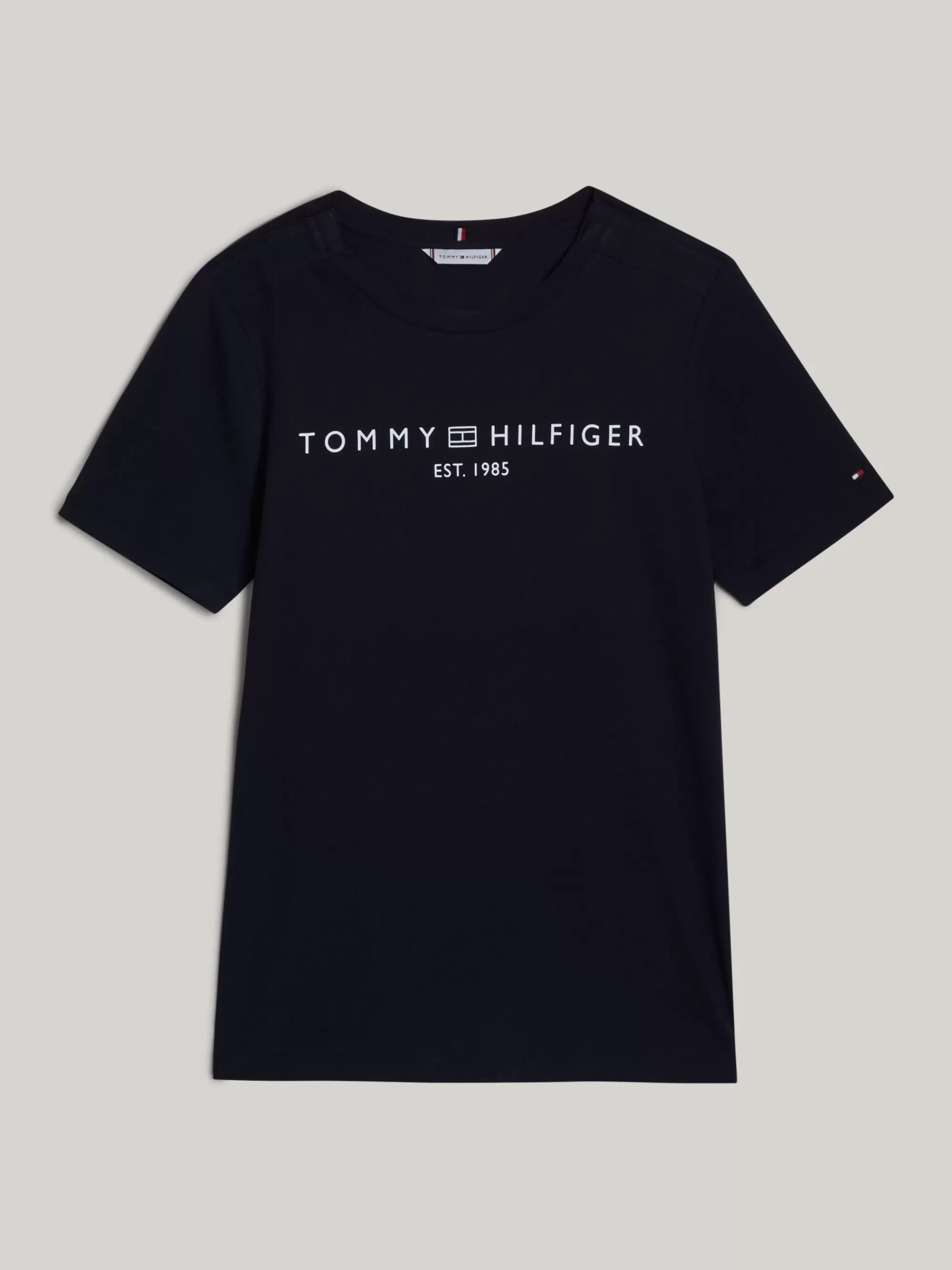 Tommy Adaptive | T-Shirts*Tommy Hilfiger Adaptive T-shirt Met Ronde Hals En Logo DESERT SKY