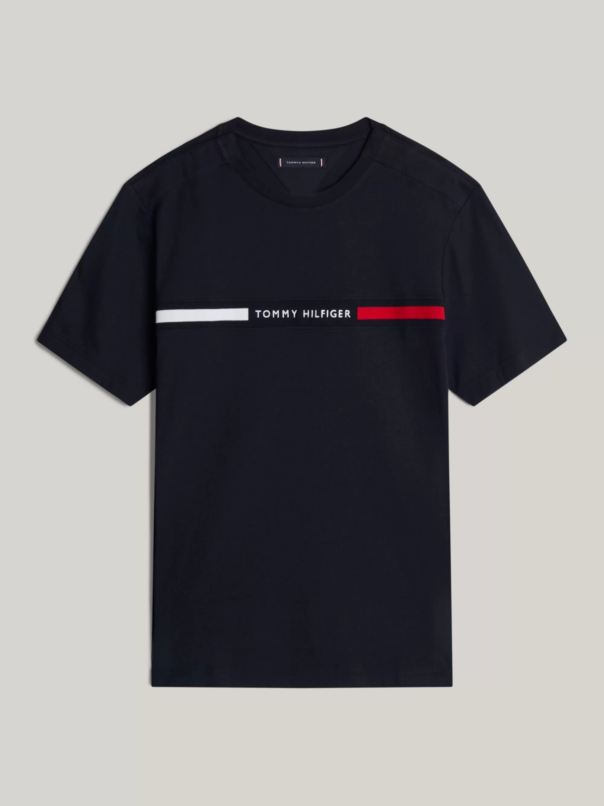 Tommy Adaptive | T-Shirts*Tommy Hilfiger Adaptive T-shirt Met Ronde Hals En Logo DESERT SKY