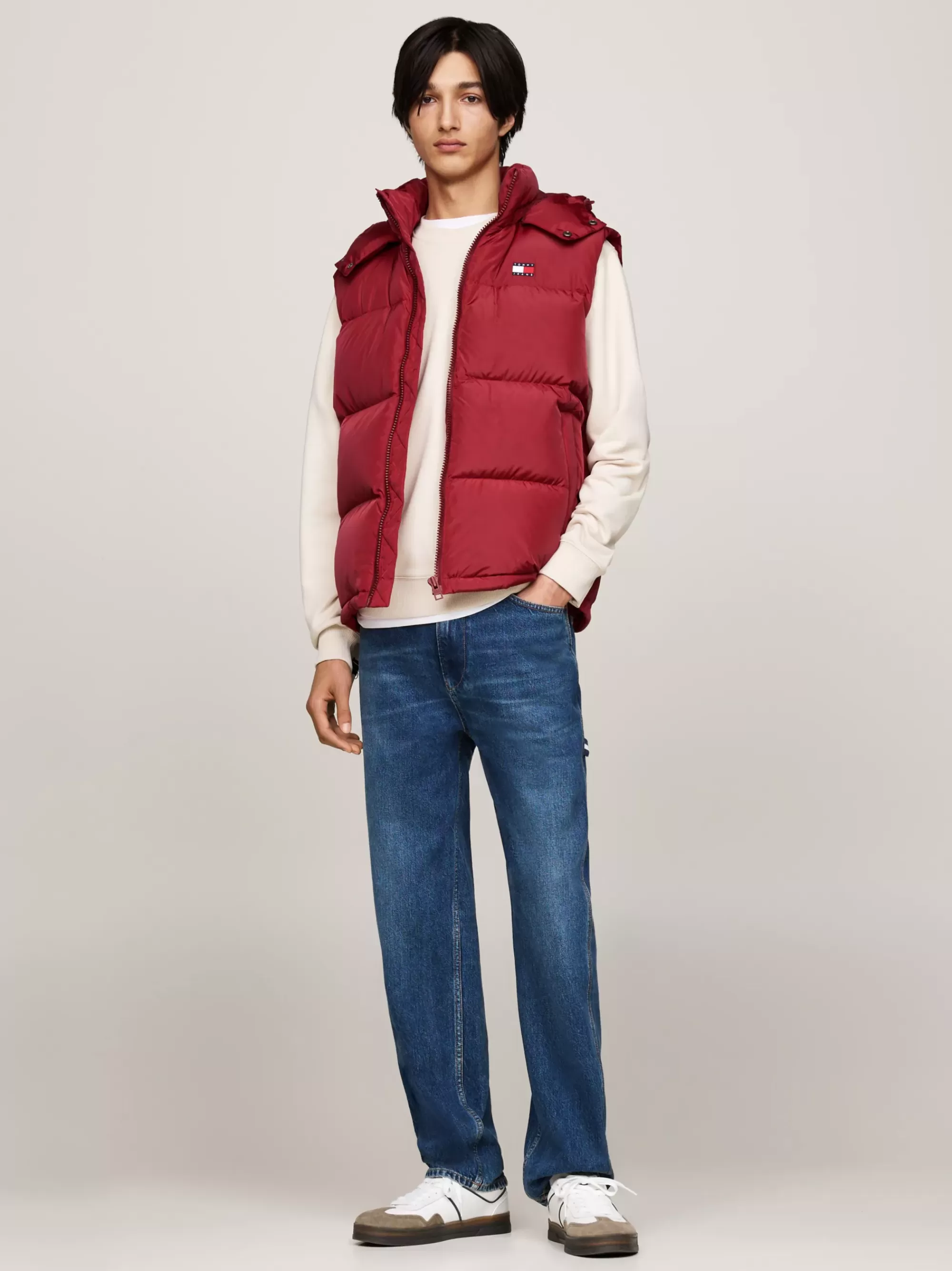 Jassen & Jacks*Tommy Hilfiger Alaska Bodywarmer Met Donsvulling En Rits REGATTA RED