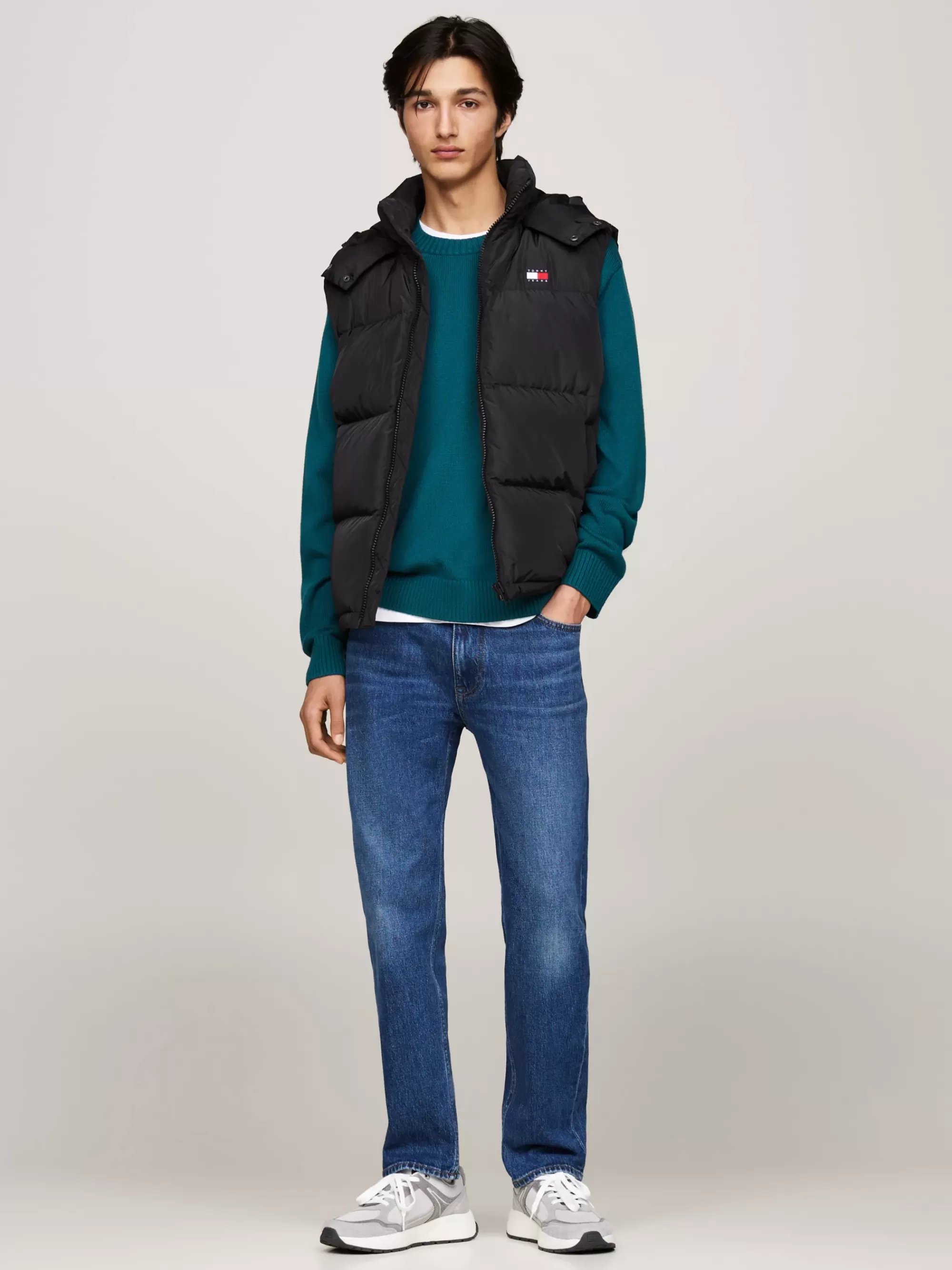 Jassen & Jacks*Tommy Hilfiger Alaska Bodywarmer Met Donsvulling En Rits BLACK