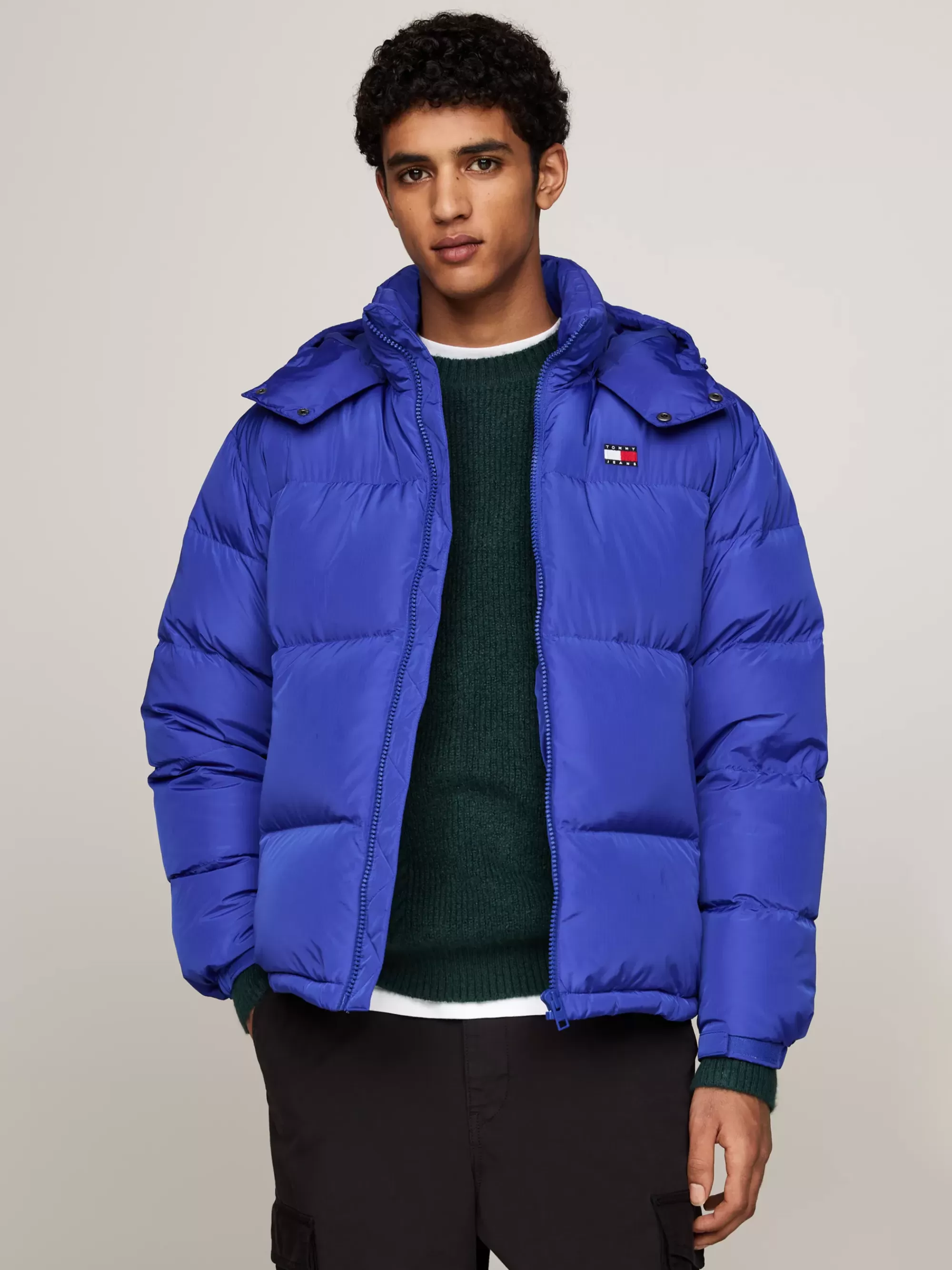 Jassen & Jacks*Tommy Hilfiger Alaska Waterafstotend Pufferjack Met Dons BRIGHT BLUE