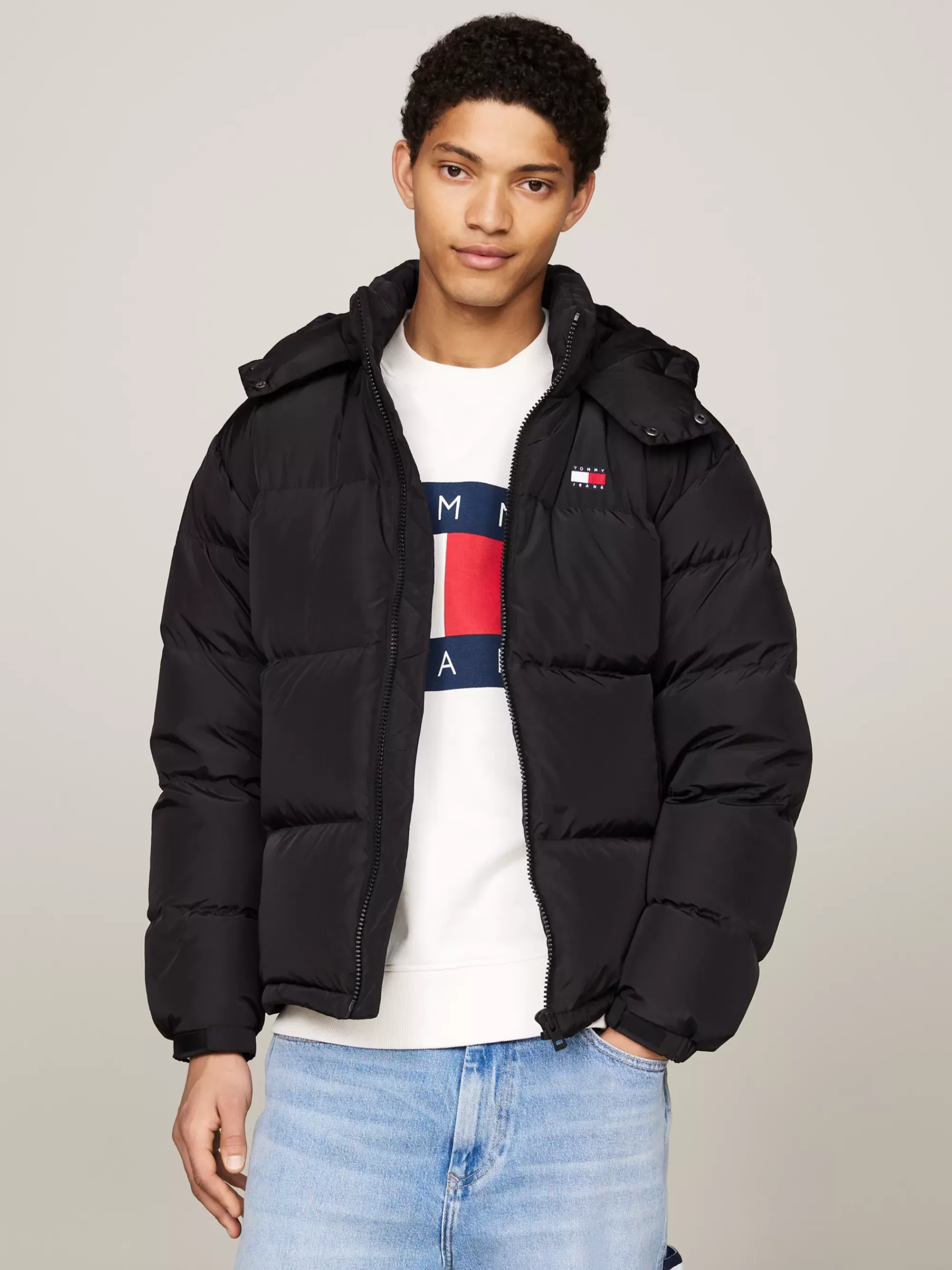 Plus Size Kleding & Inclusieve Maten | Jassen & Jacks*Tommy Hilfiger Alaska Waterafstotend Pufferjack Met Dons BLACK
