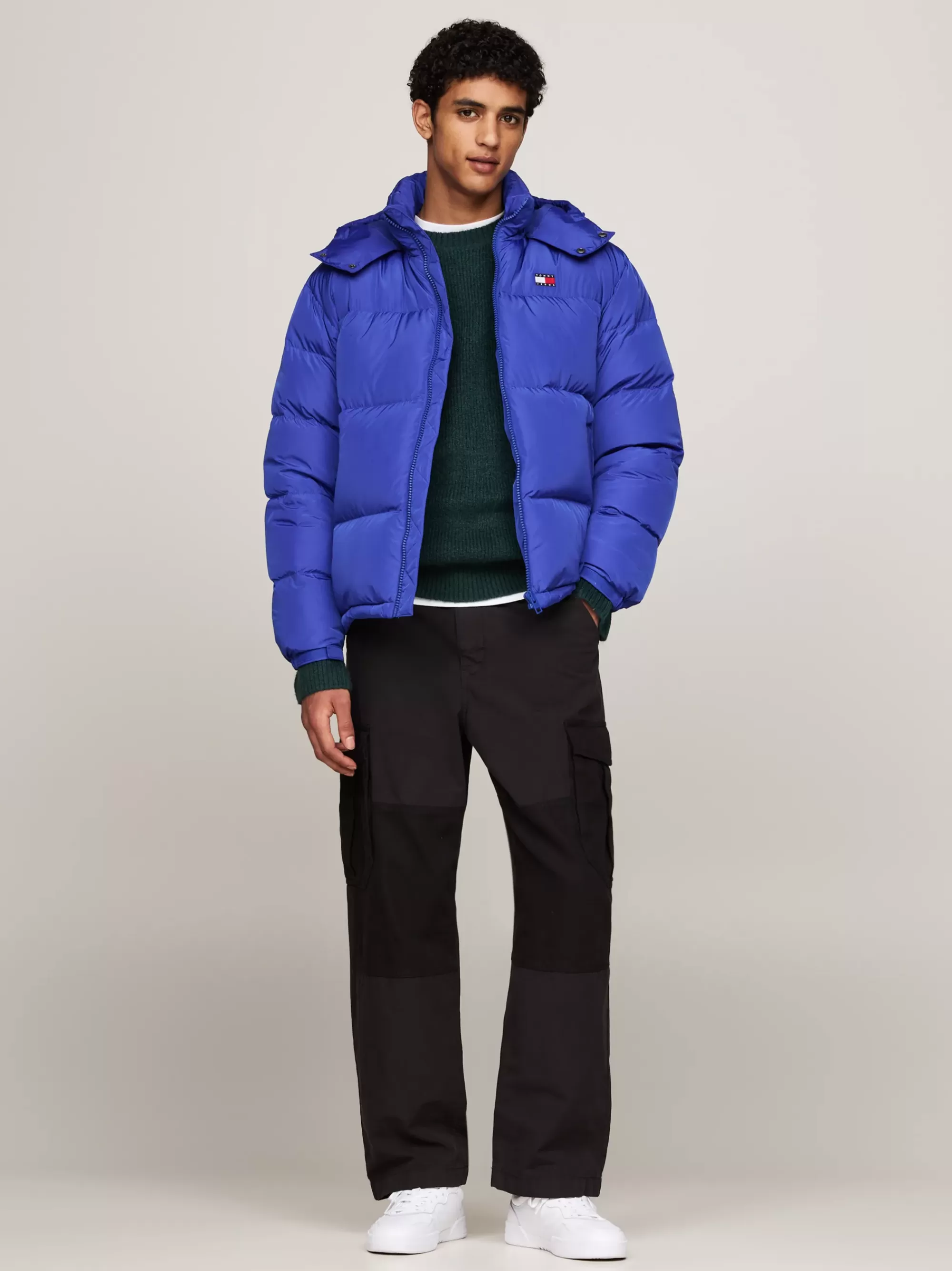 Jassen & Jacks*Tommy Hilfiger Alaska Waterafstotend Pufferjack Met Dons BRIGHT BLUE