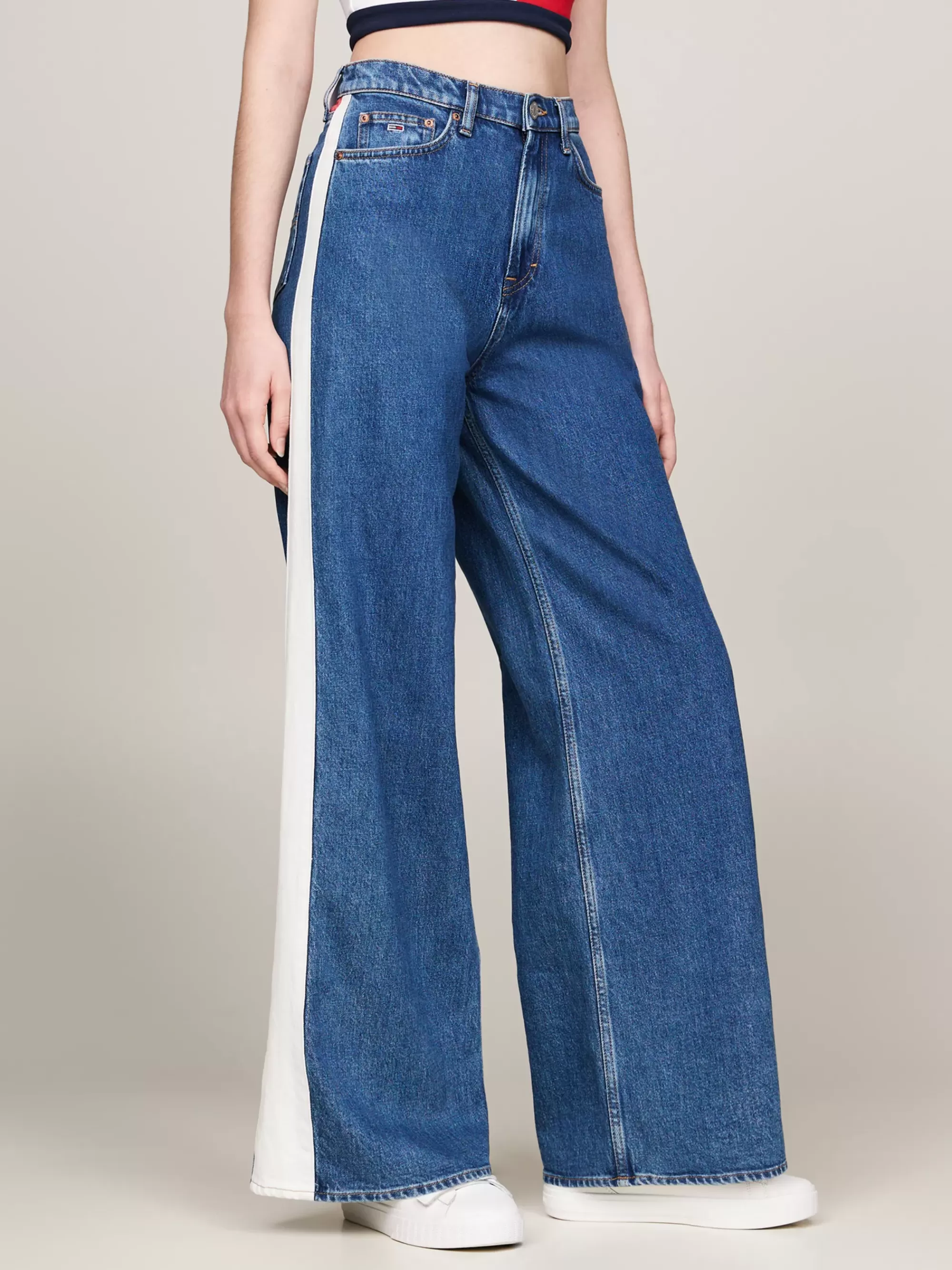Jeans*Tommy Hilfiger Archive Claire High Rise Jeans Met Wijde Fit DENIM MEDIUM