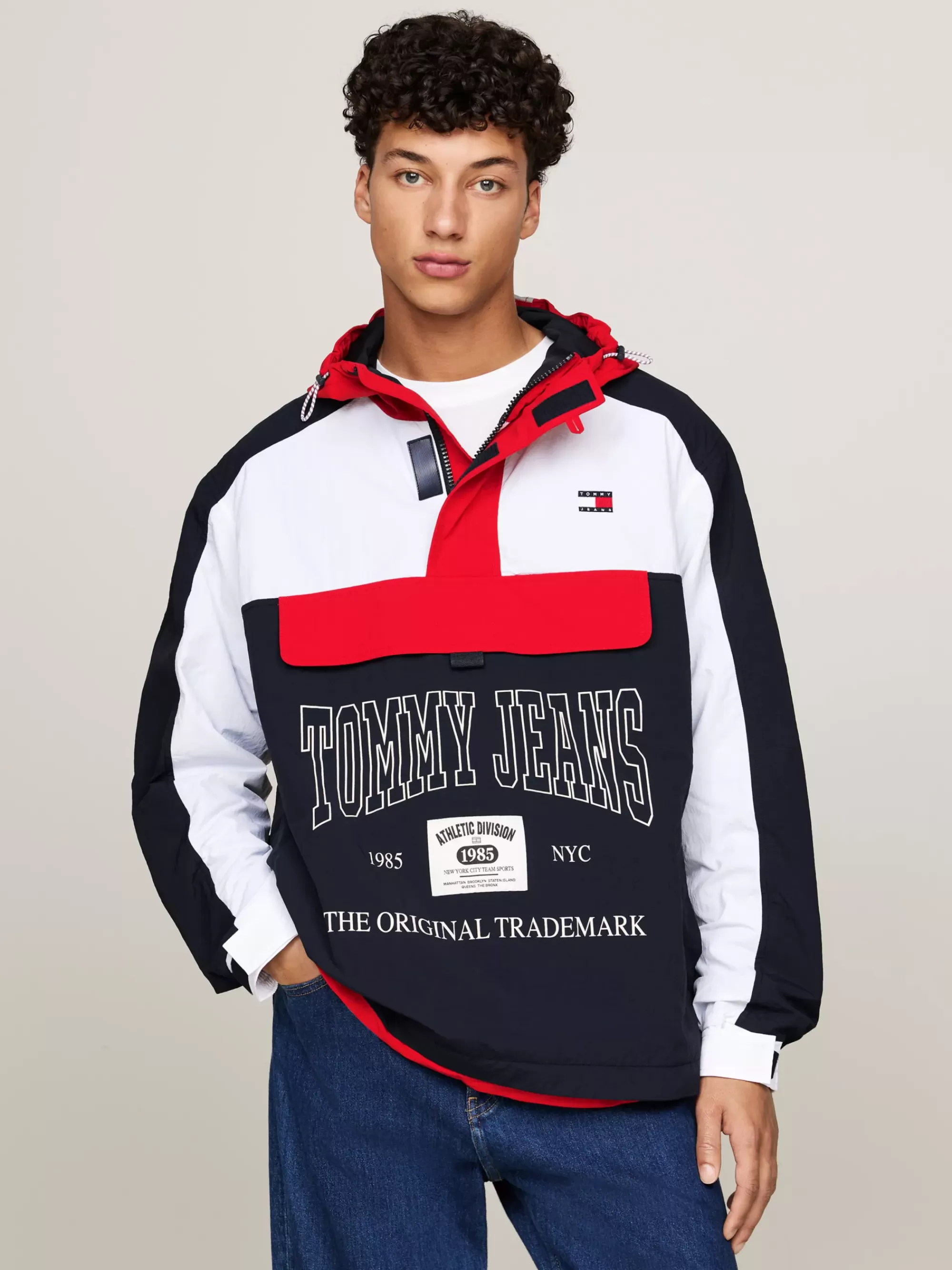 Plus Size Kleding & Inclusieve Maten | Jassen & Jacks*Tommy Hilfiger Archive Colour-blocked Chicago Anorak COASTAL COBALT / MULTI