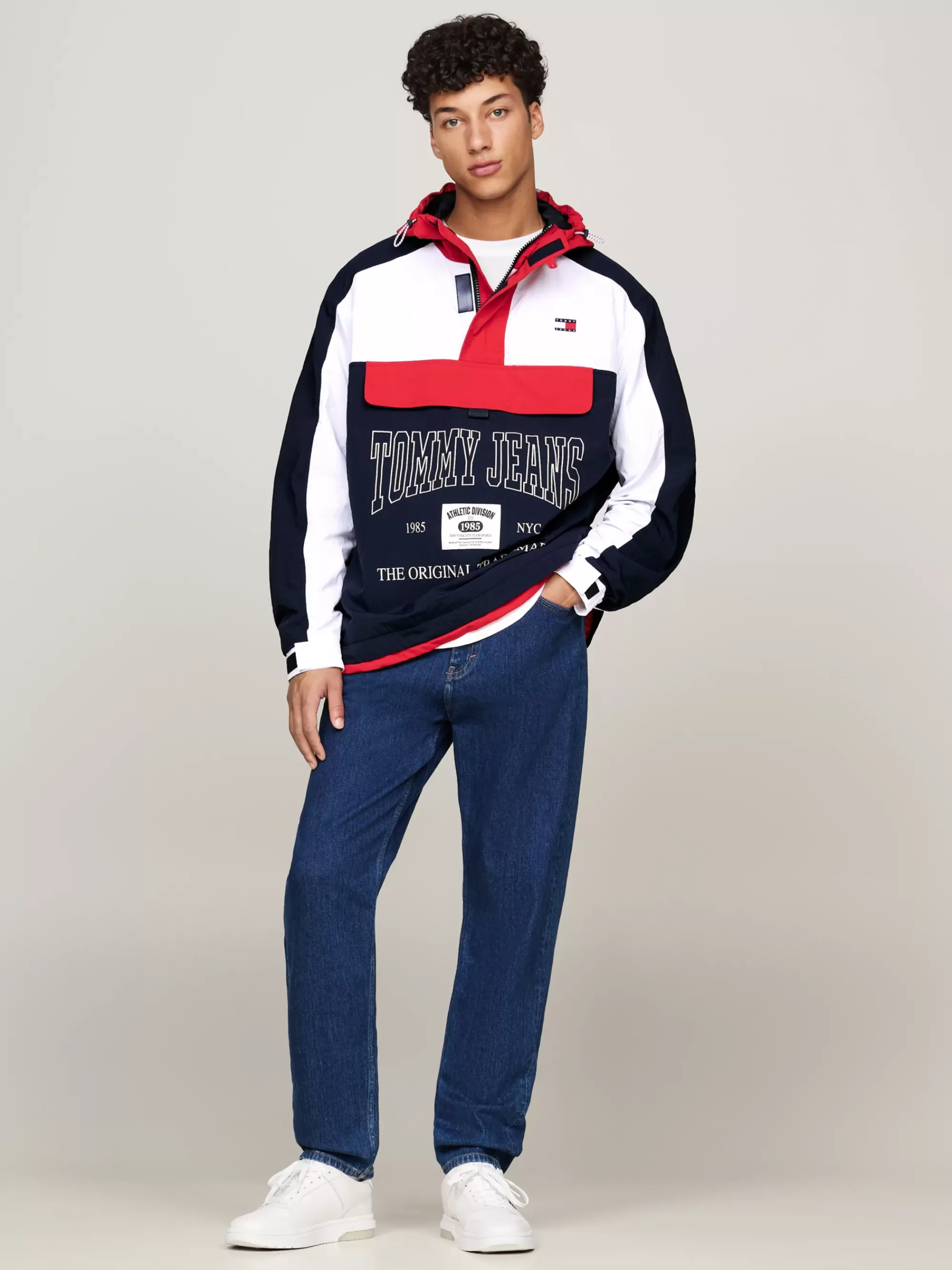 Plus Size Kleding & Inclusieve Maten | Jassen & Jacks*Tommy Hilfiger Archive Colour-blocked Chicago Anorak COASTAL COBALT / MULTI