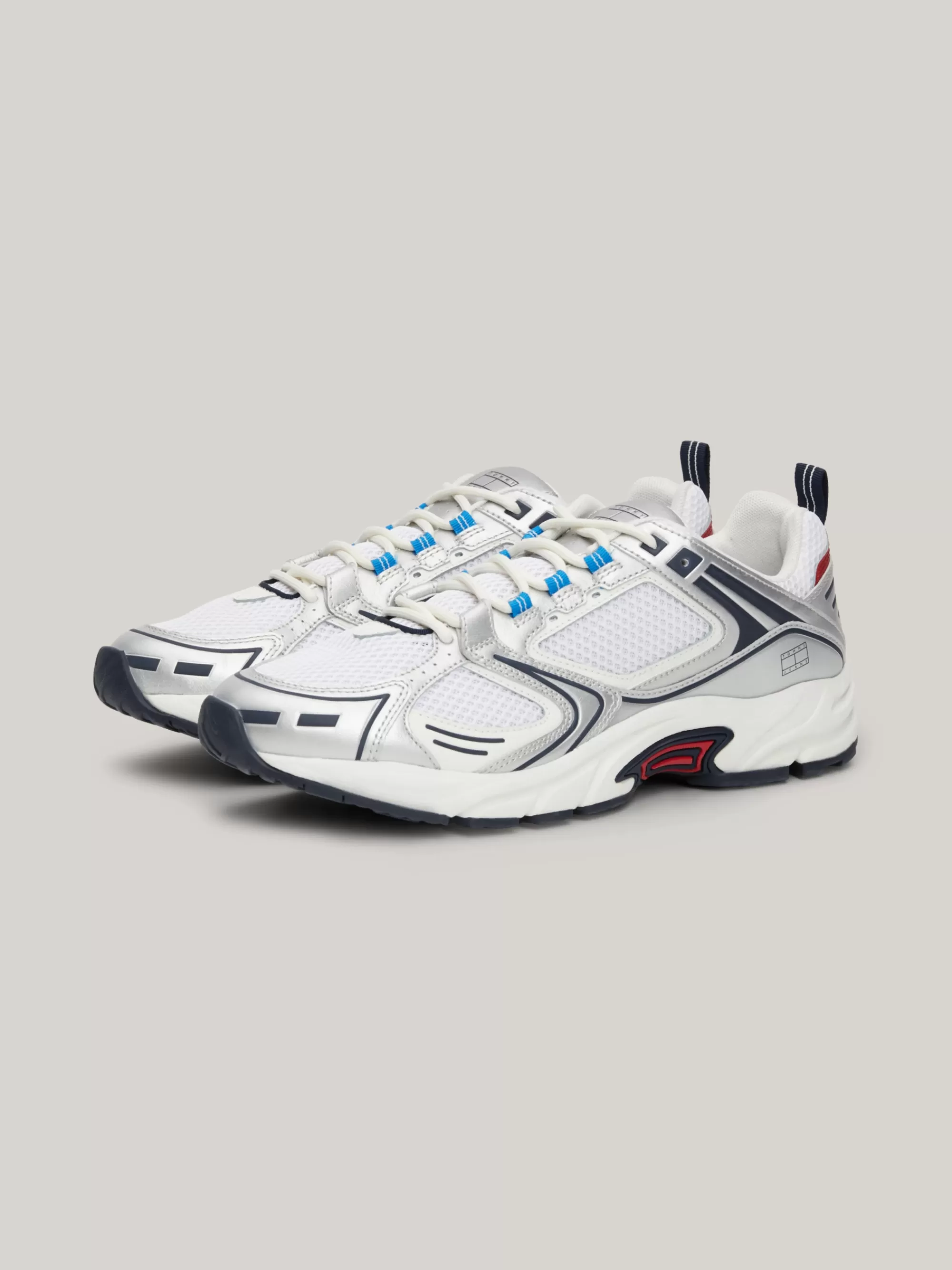 Sneakers*Tommy Hilfiger Archive Colour-blocked Leren Sneaker RWB