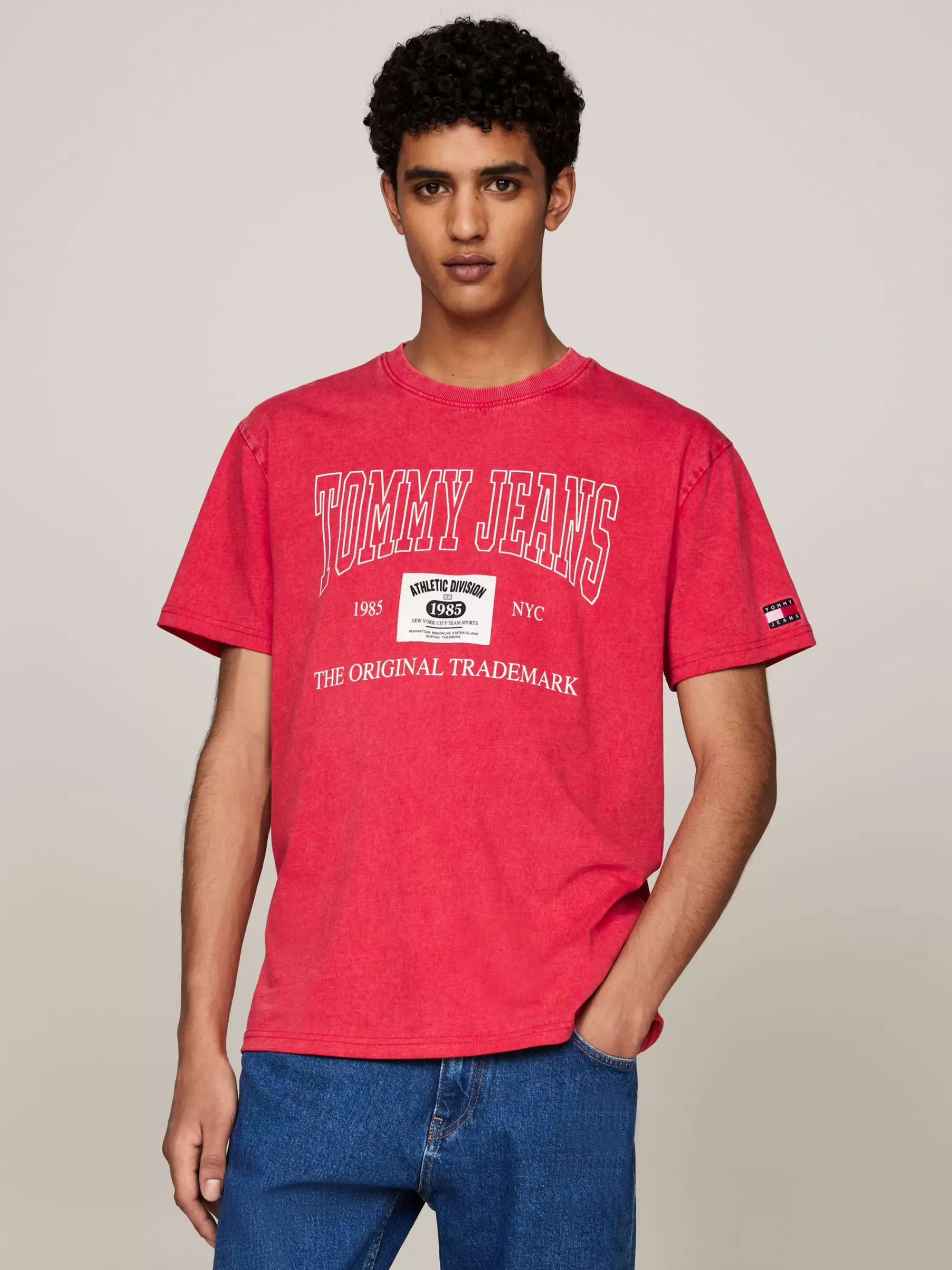 Plus Size Kleding & Inclusieve Maten | T-Shirts*Tommy Hilfiger Archive T-shirt Met Logo DEEP CRIMSON