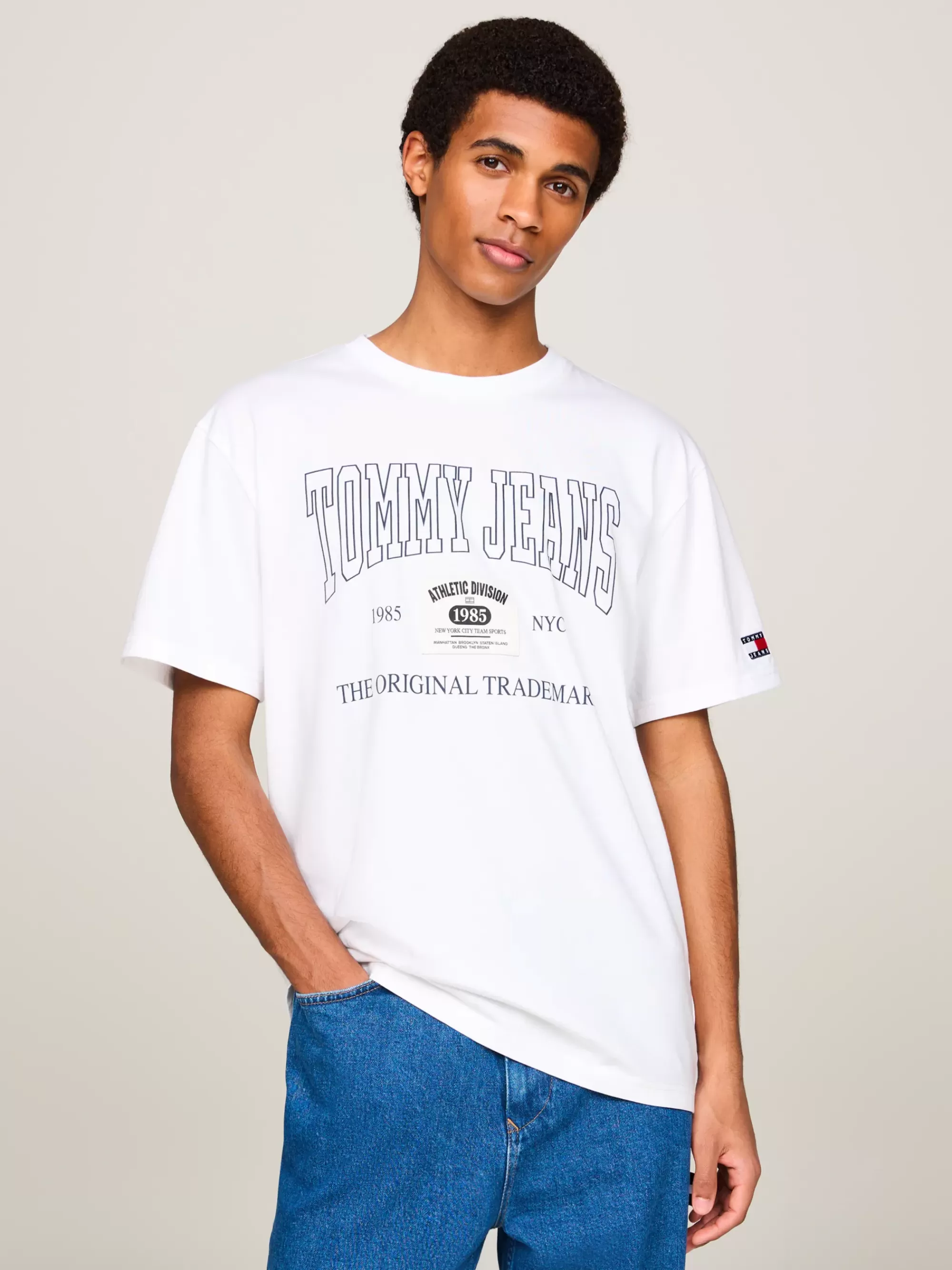 Plus Size Kleding & Inclusieve Maten | T-Shirts*Tommy Hilfiger Archive T-shirt Met Logo WHITE