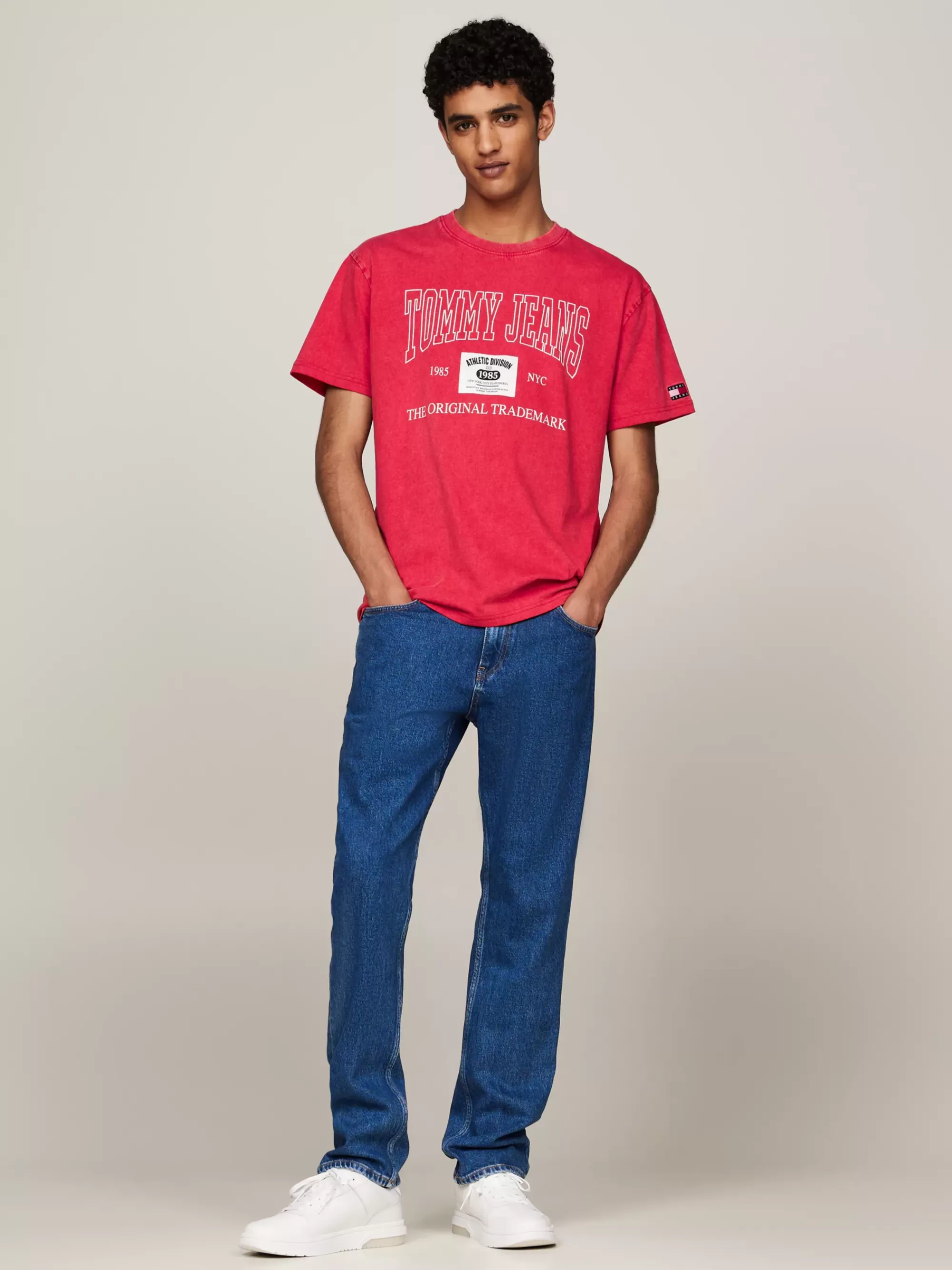 Plus Size Kleding & Inclusieve Maten | T-Shirts*Tommy Hilfiger Archive T-shirt Met Logo DEEP CRIMSON