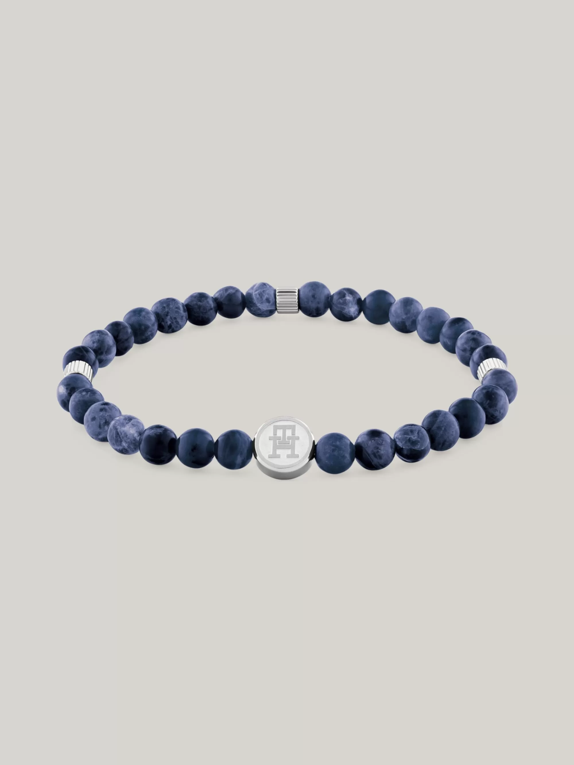 Sieraden & Manchetknopen*Tommy Hilfiger Armband Van Sodalietkralen Met TH-monogram BLUE