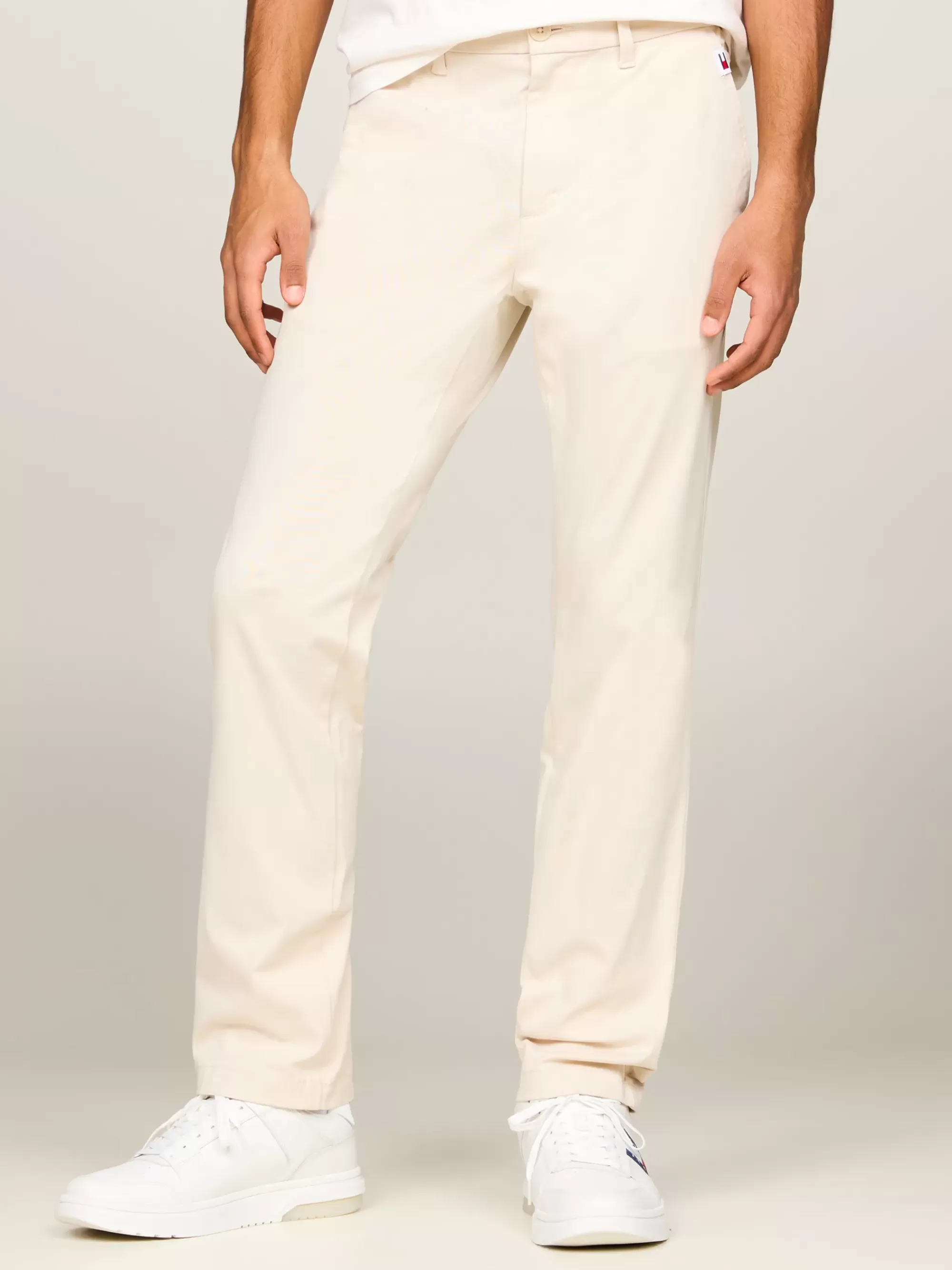 Broeken*Tommy Hilfiger Austin Lichtgewicht Slim-fit Chino NEWSPRINT