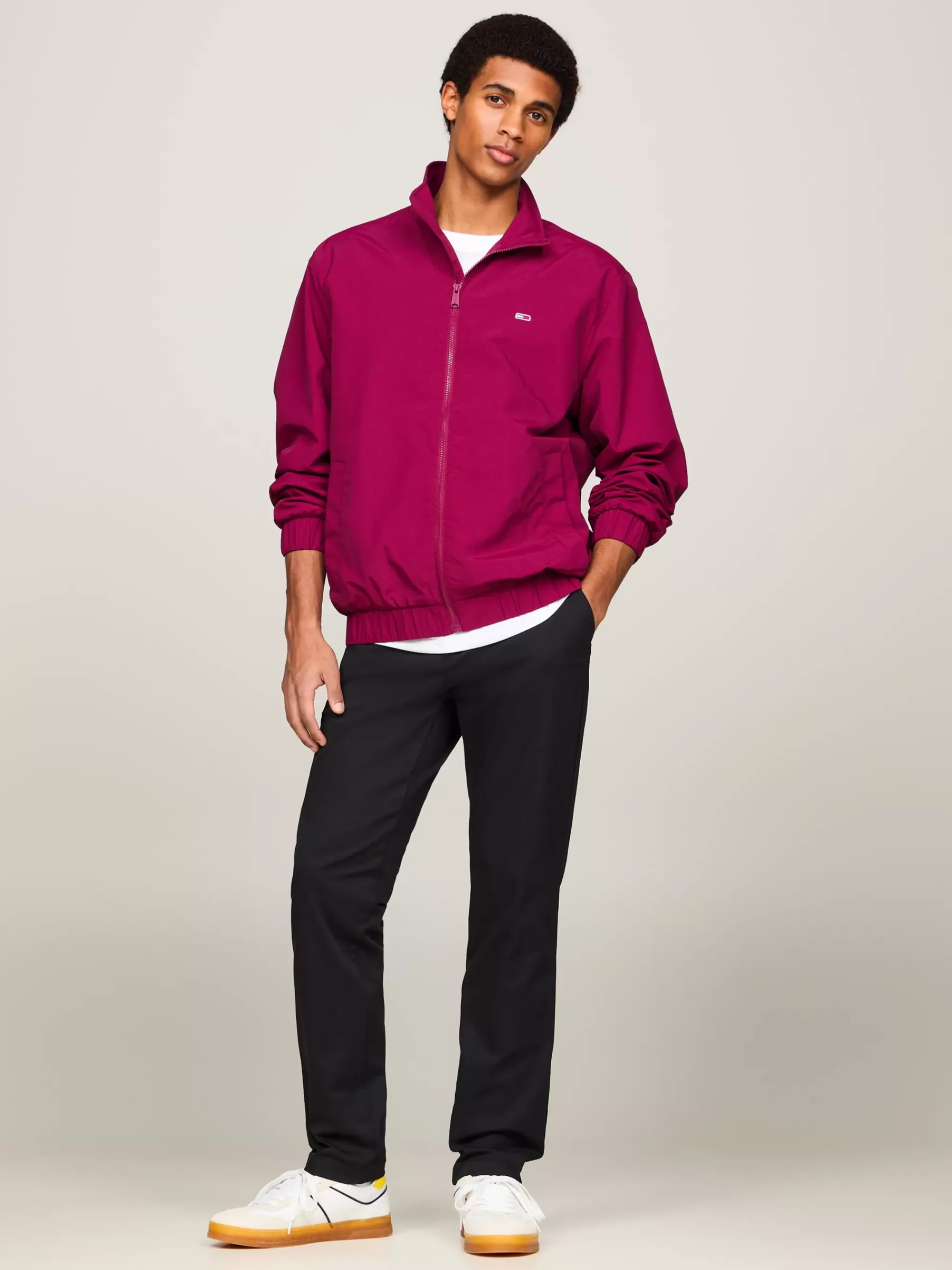 Broeken*Tommy Hilfiger Austin Lichtgewicht Slim-fit Chino BLACK