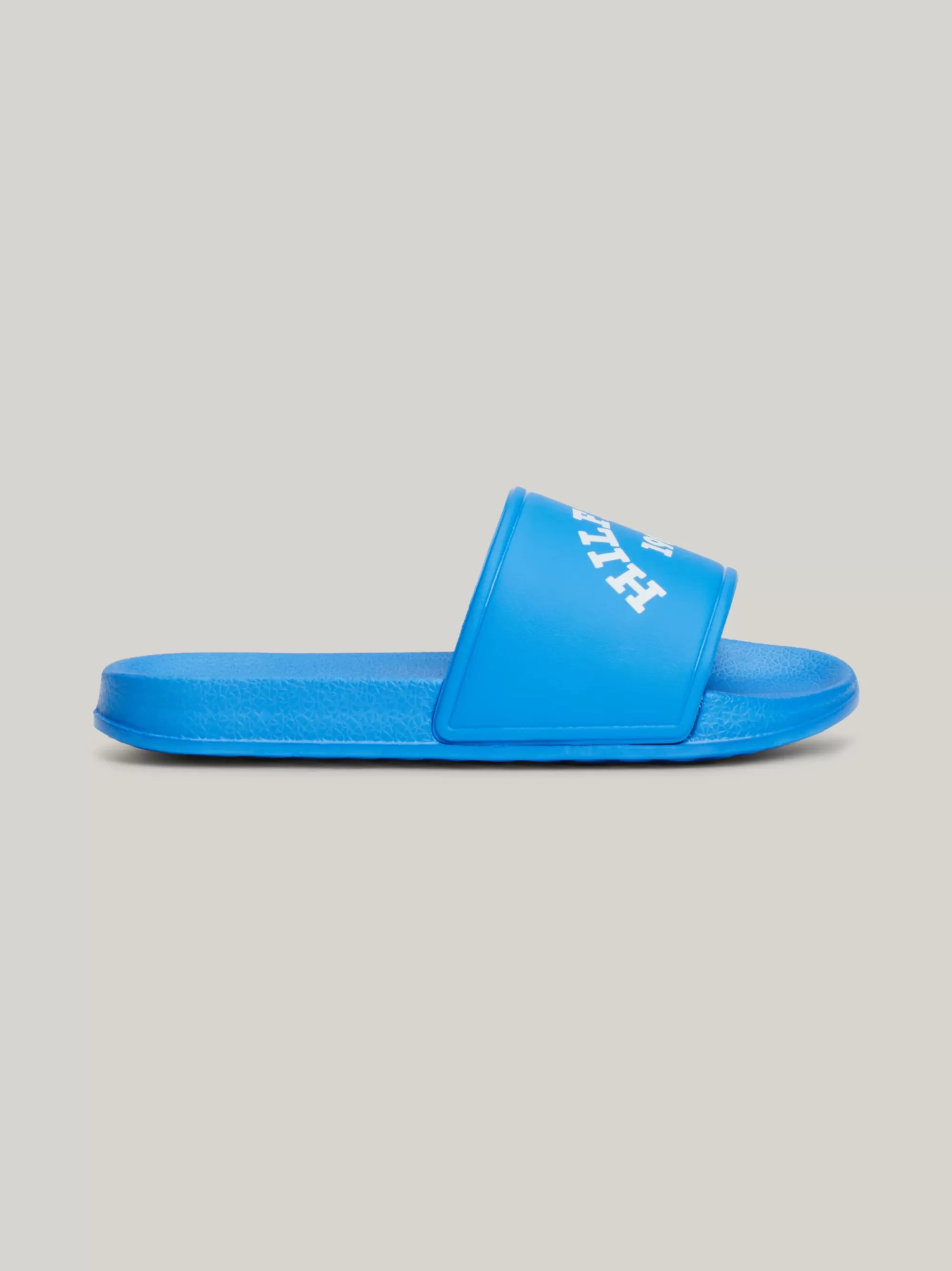 Schoenen & Accessoires*Tommy Hilfiger Badslipper Met Gebogen Logo SKYBLUE