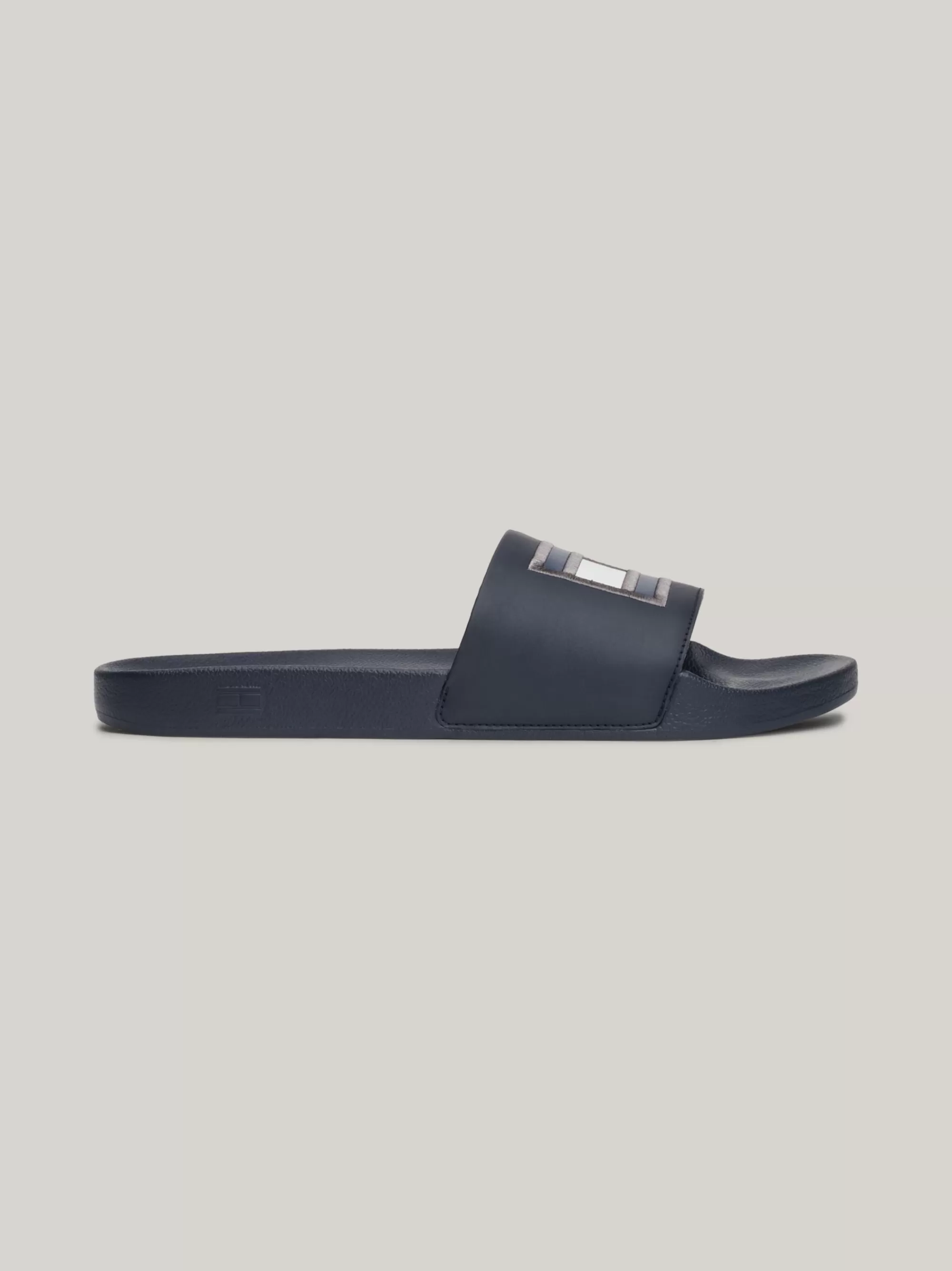 Sandalen & Flip Flops*Tommy Hilfiger Badslipper Met Vlag-appliqué DESERT SKY