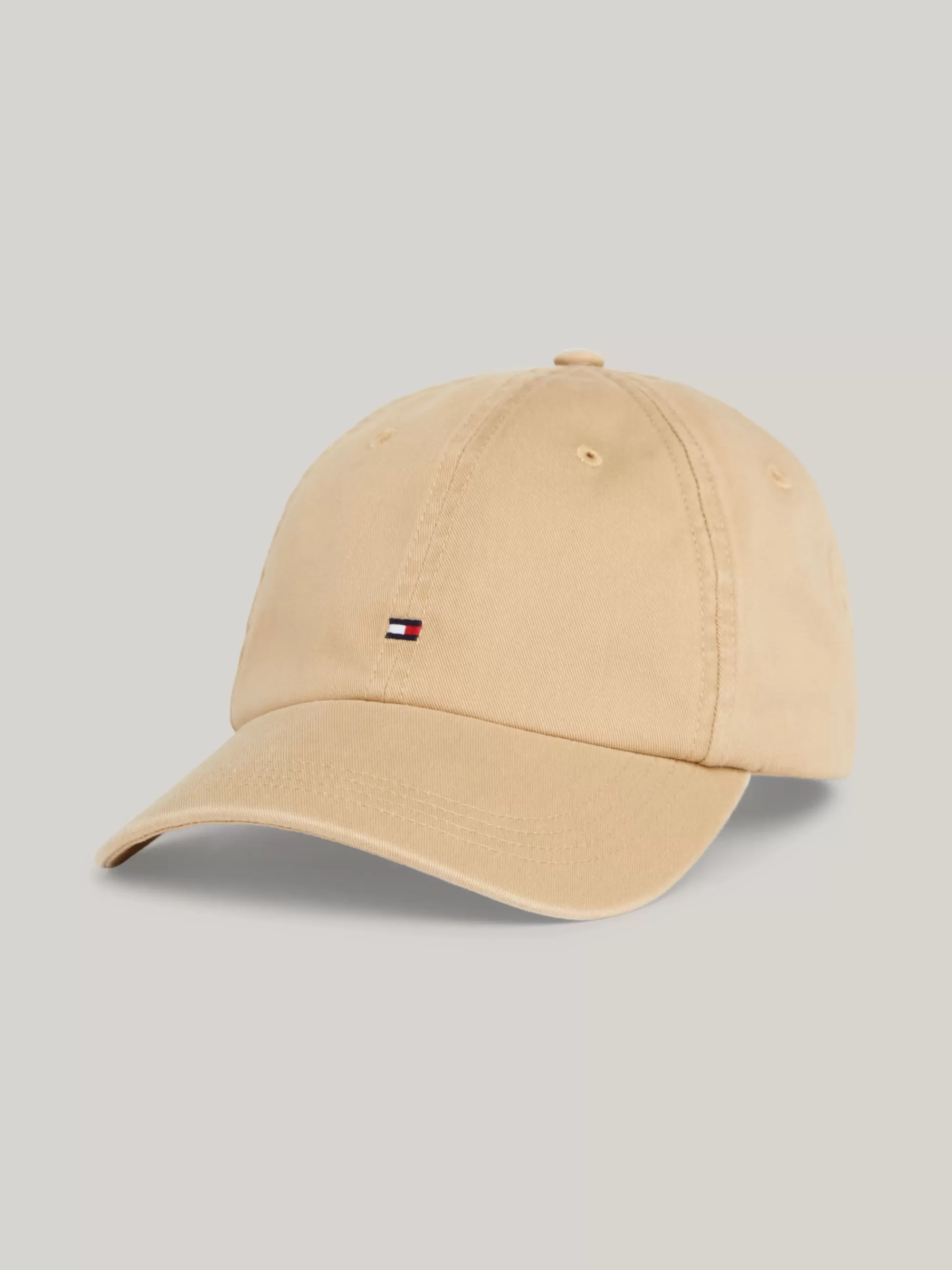 Petten | Mutsen, Handschoenen & Sjaals*Tommy Hilfiger Baseballpet Met 6 Panelen En Geborduurde Vlag CLASSIC KHAKI