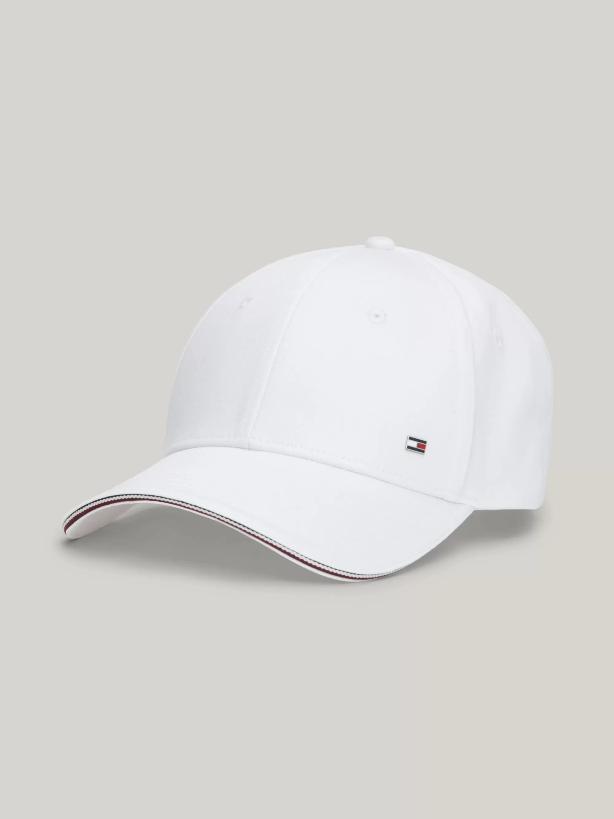Petten | Mutsen, Handschoenen & Sjaals*Tommy Hilfiger Baseballpet Met 6 Panelen En Vlag OPTIC WHITE