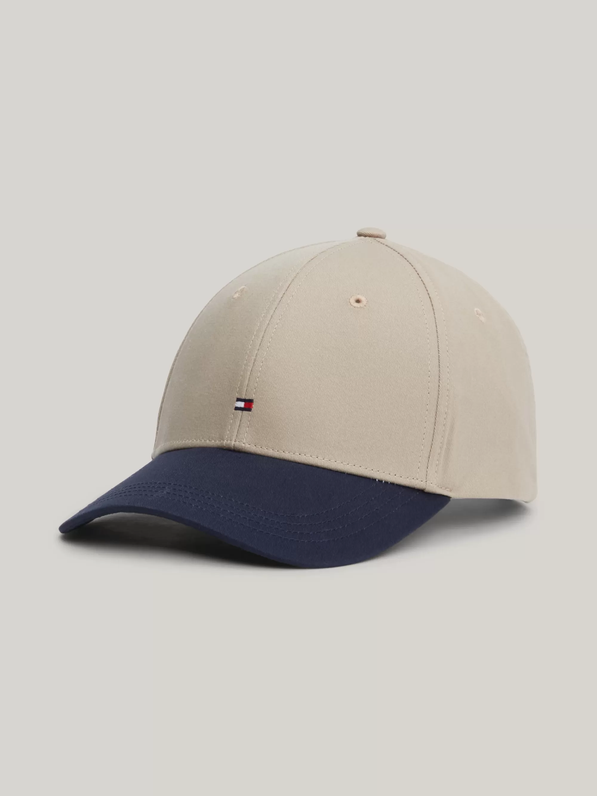 Petten | Mutsen, Handschoenen & Sjaals*Tommy Hilfiger Baseballpet Met Zes Panelen En Vlag BEIGE / SPACE BLUE