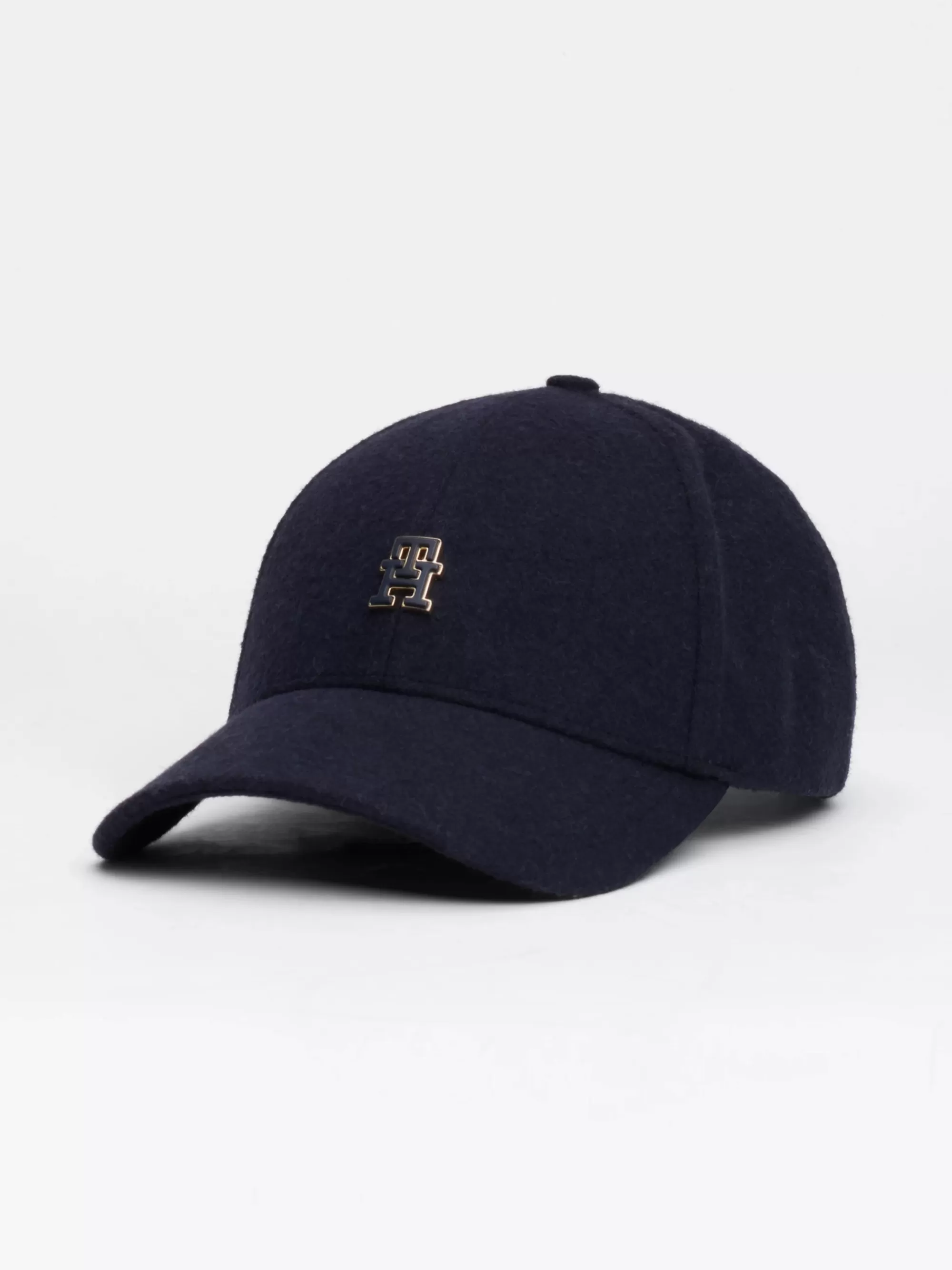 Petten | Mutsen & Sjaals*Tommy Hilfiger Baseballpet Van Wolmix Met TH-monogram SPACE BLUE