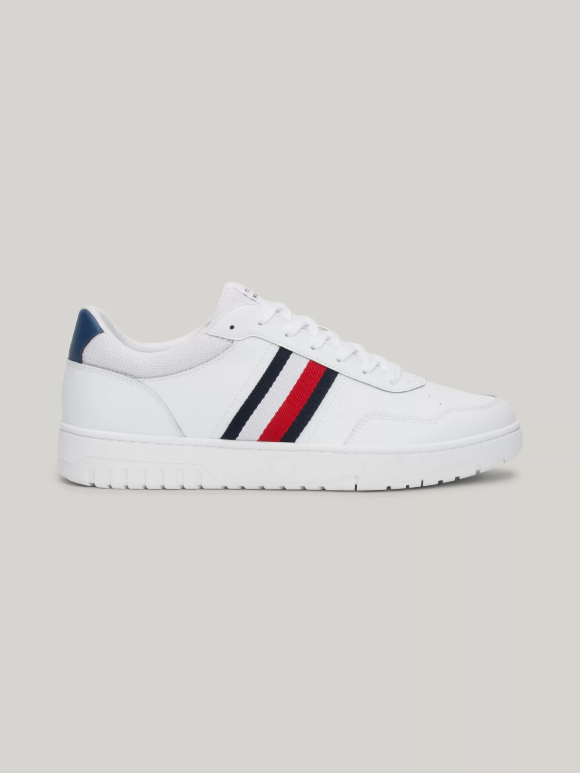 White Trainers | Sneakers*Tommy Hilfiger Basketbalsneaker Met Signature-tape WHITE