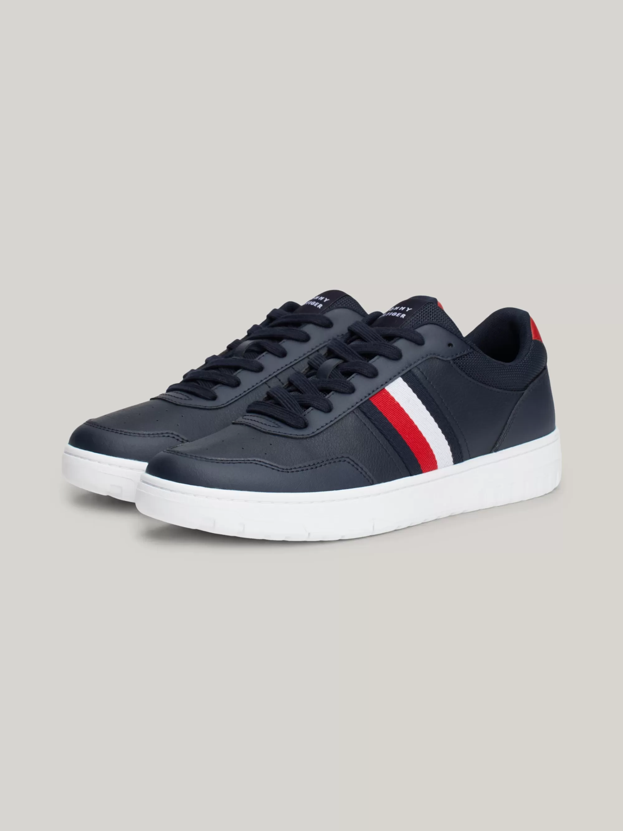 Sneakers*Tommy Hilfiger Basketbalsneaker Met Signature-tape DESERT SKY