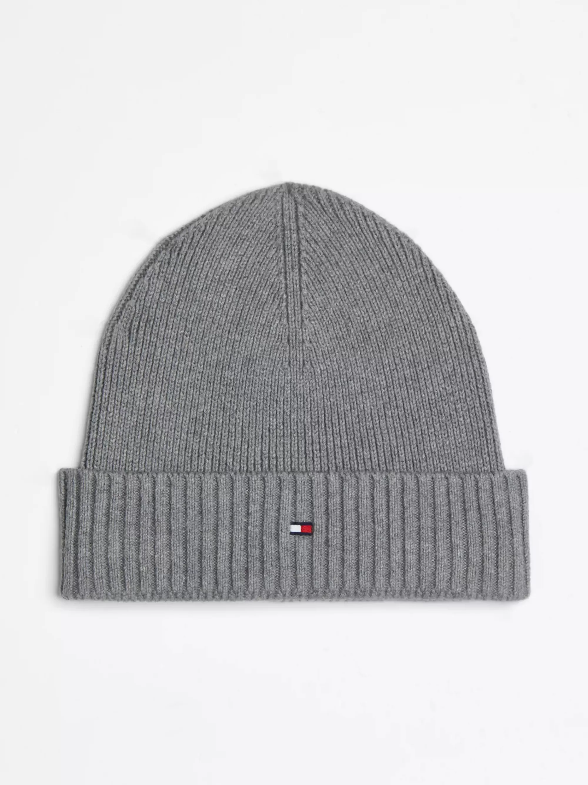Mutsen | Mutsen, Handschoenen & Sjaals*Tommy Hilfiger Beanie Met Kasjmier En Hilfiger-vlag MID GREY HEATHER